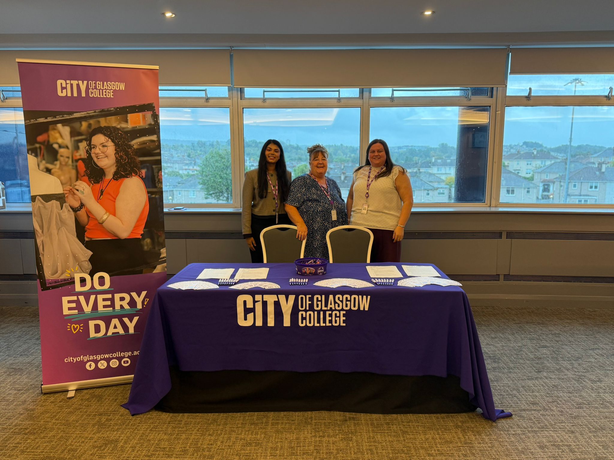 City of Glasgow College at our event in Glasgow