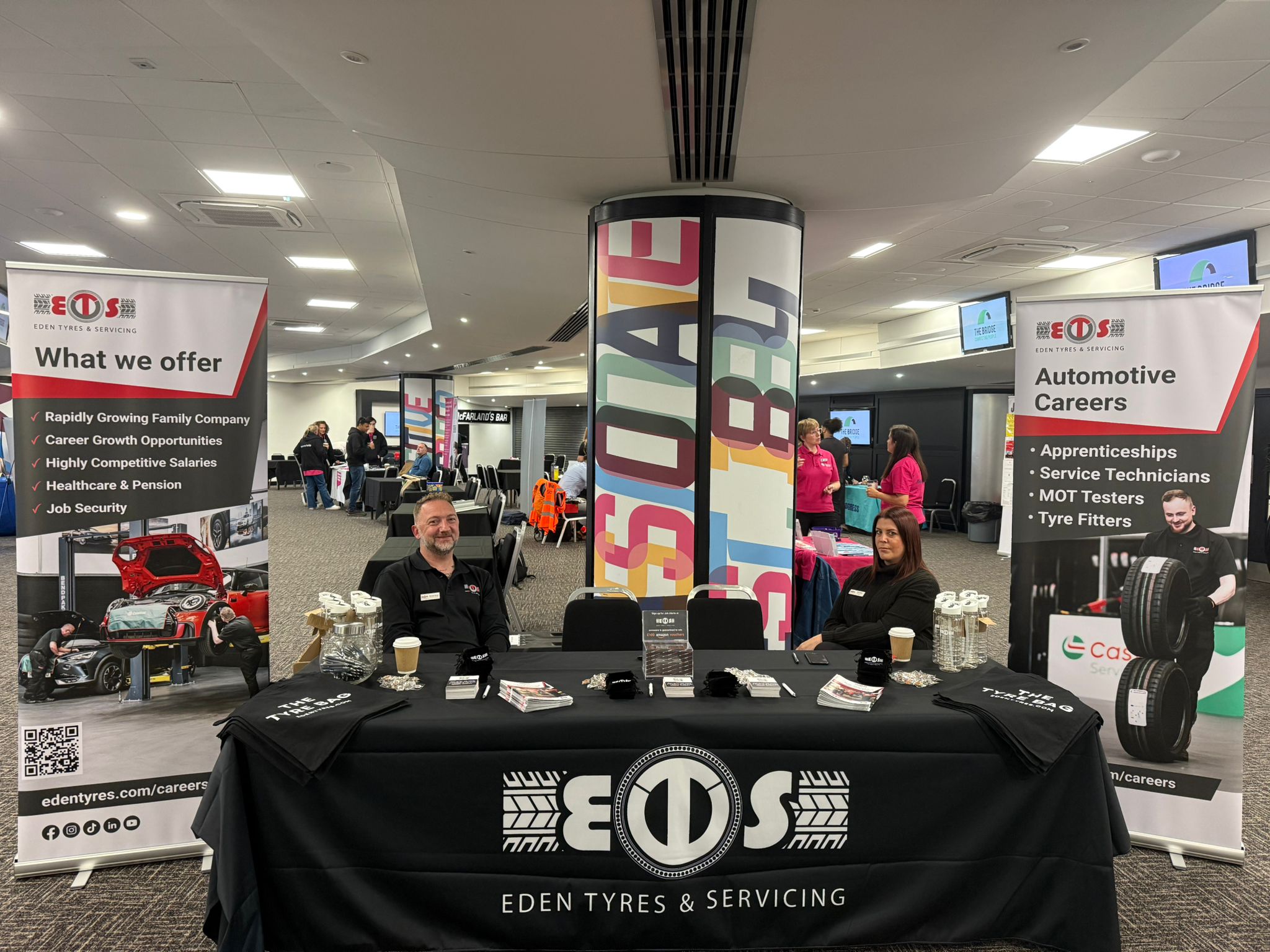 Eden Tyre Sales at our event in Derby