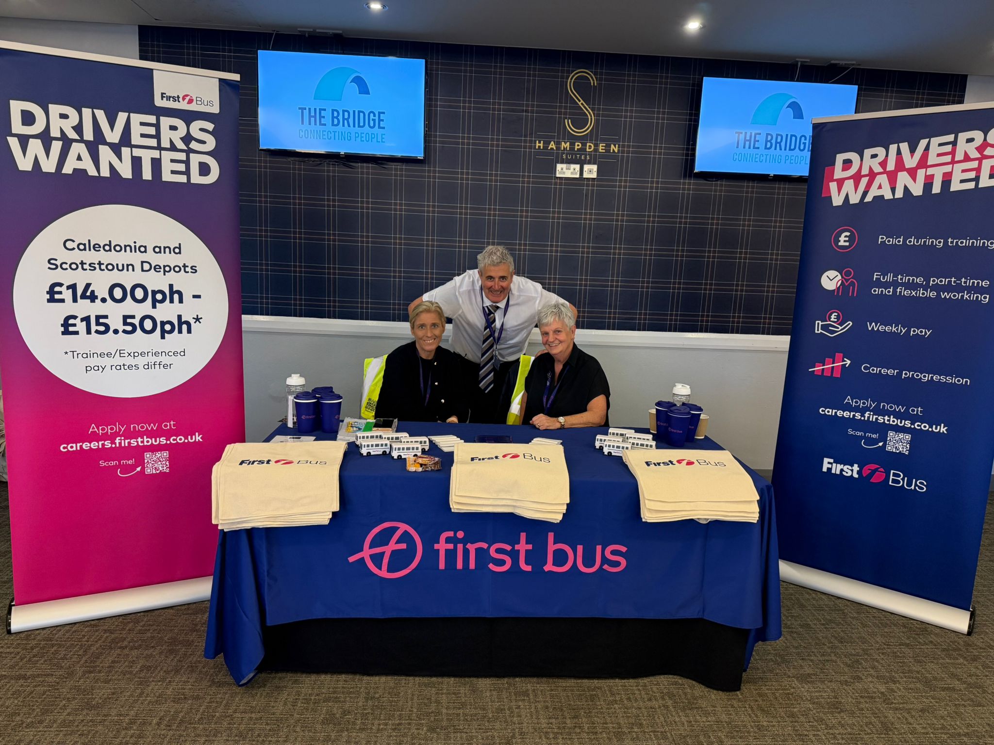 First Bus at our event in Glasgow