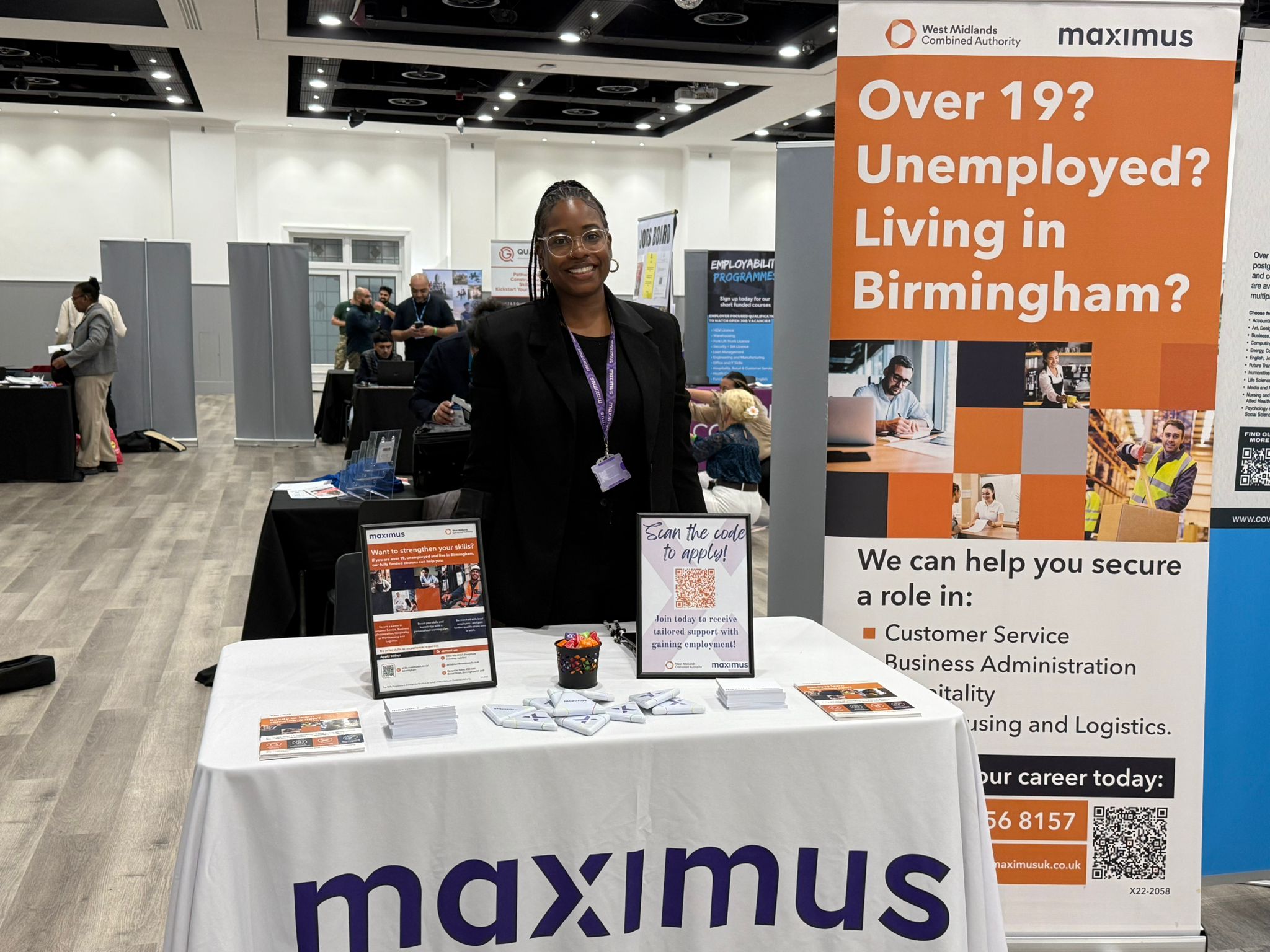 Maximus at our event in Birmingham