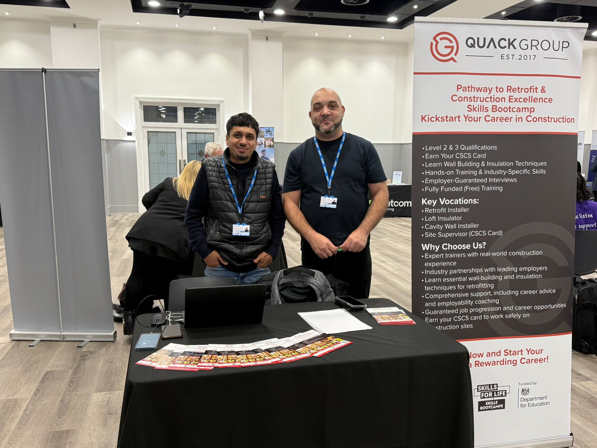 Quack Recruitment at our event in Birmingham