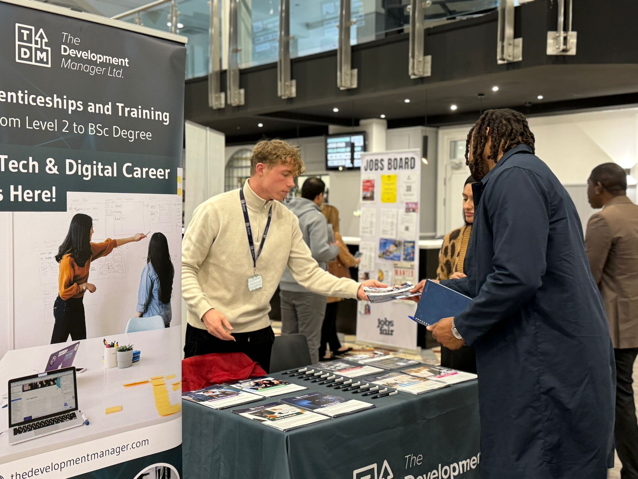 The Development Manager at our event in Birmingham