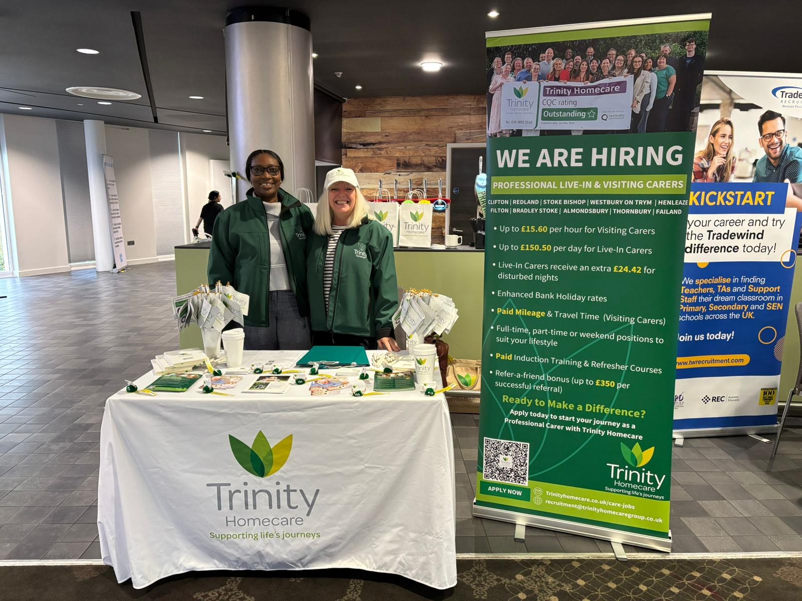 Trinity Homecare at our event in Bristol