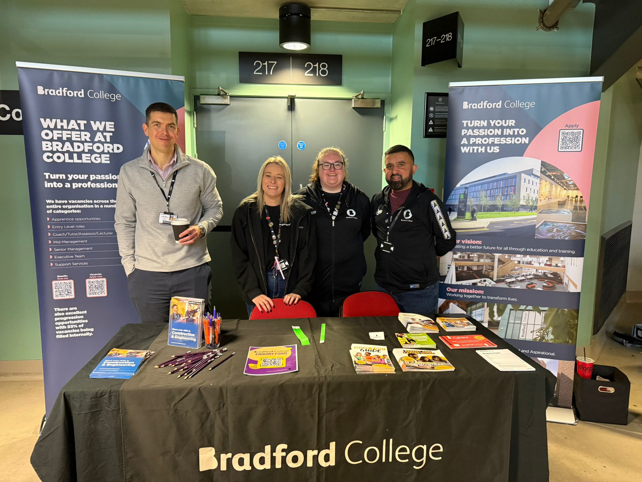 Bradford College at our event in Leeds