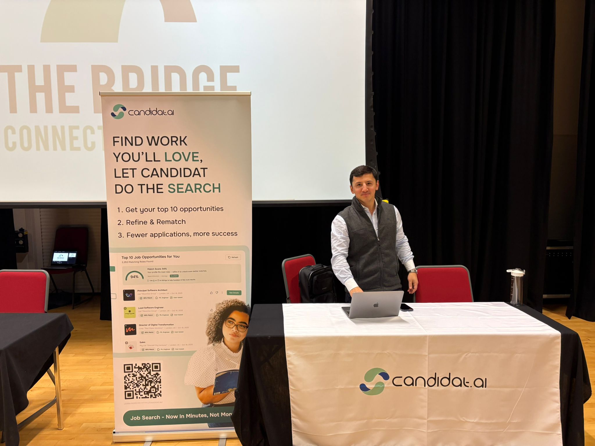 Candidat.ai  at our event in Leicester