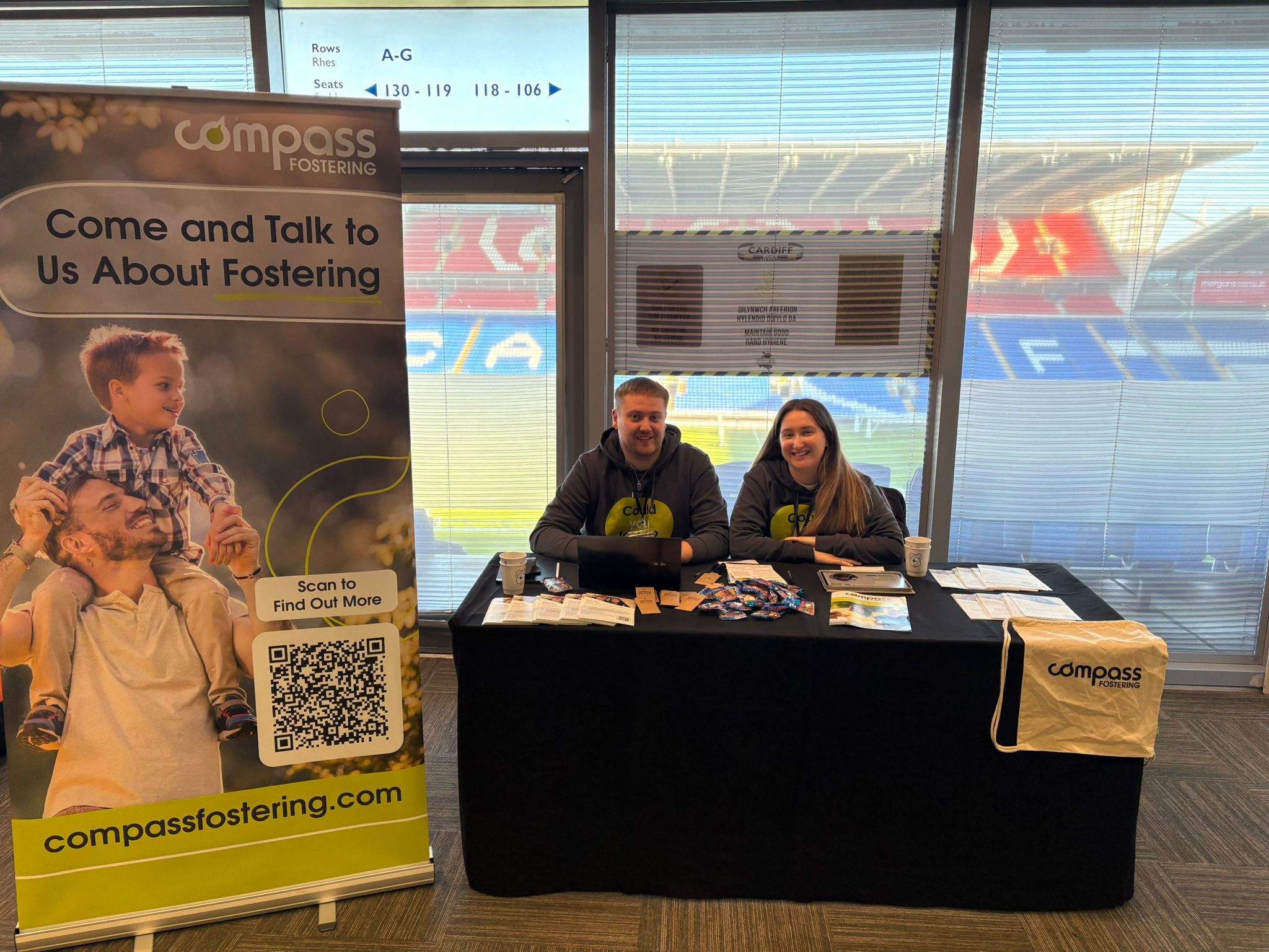 Compass Fostering at our event in Cardiff