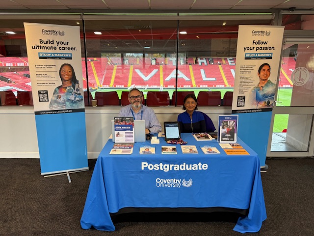 Coventry University at our event in London (The Valley)