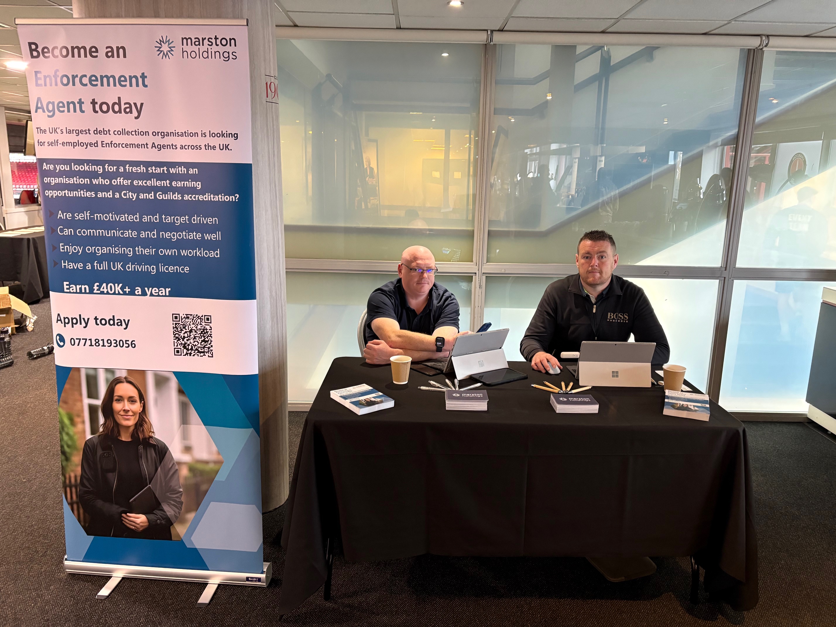 Marston Holdings at our event in London (The Valley)