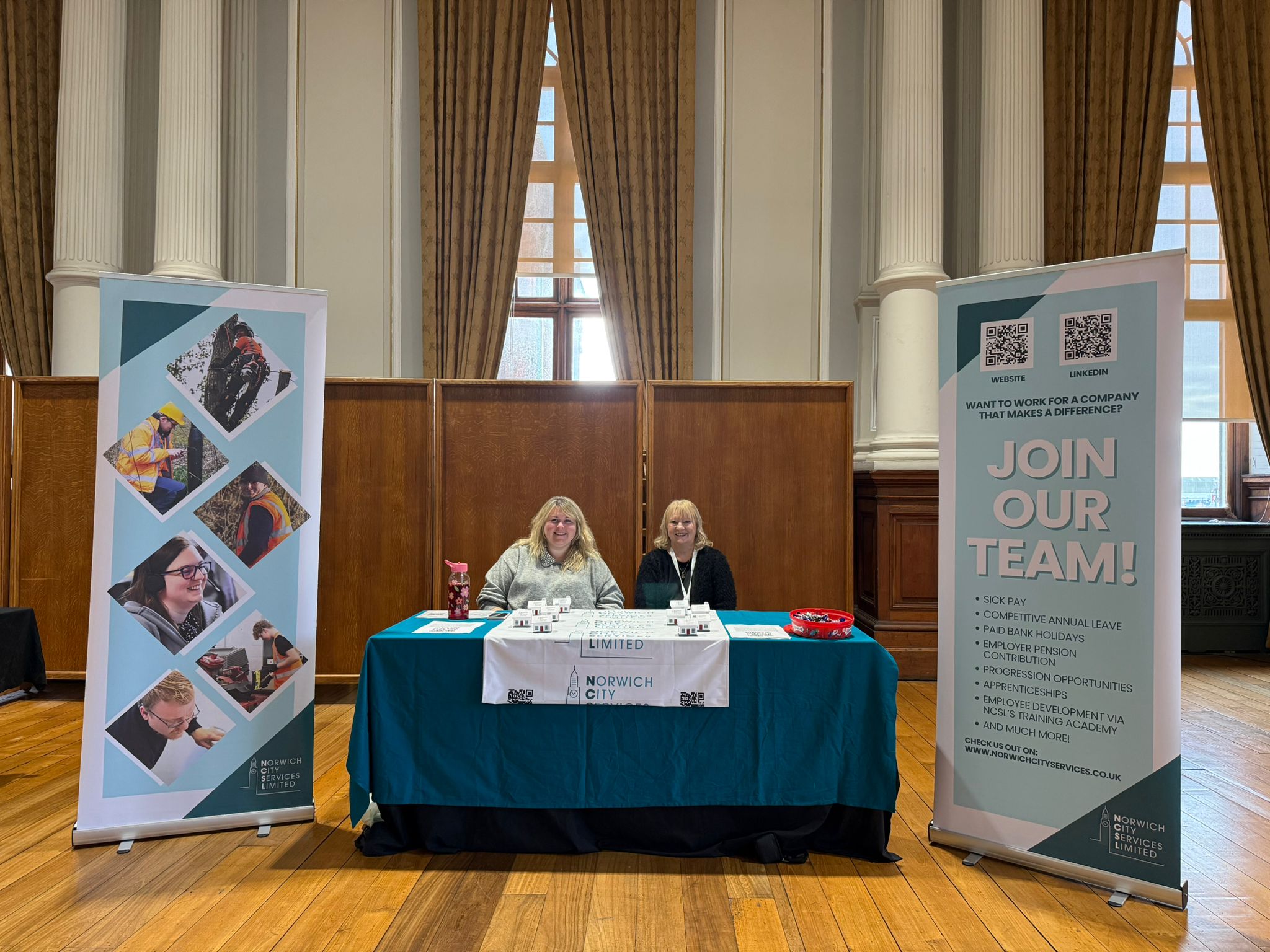 Norwich City Services at our event in Great Yarmouth