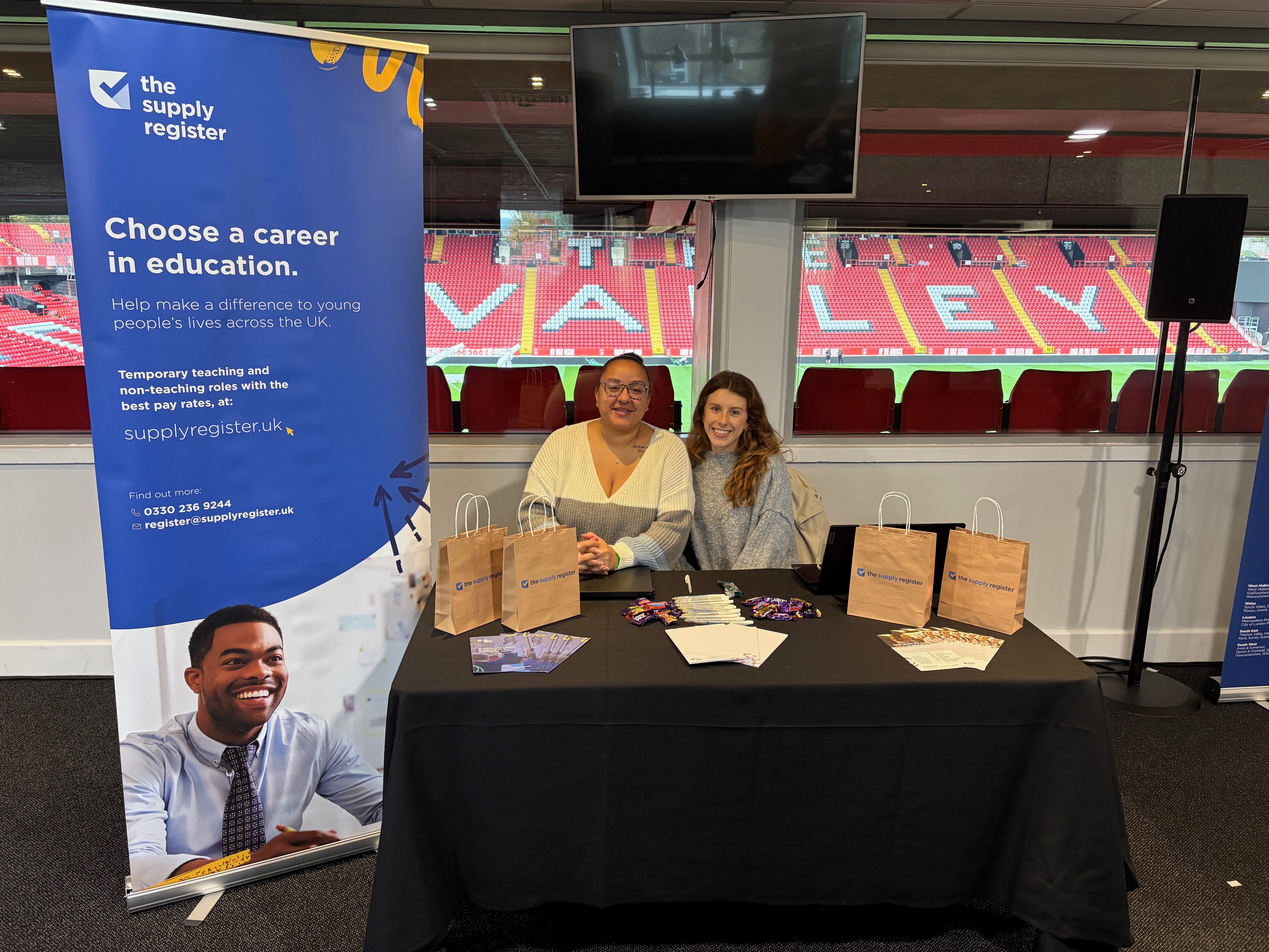 Supply Register at our event in London (The Valley)