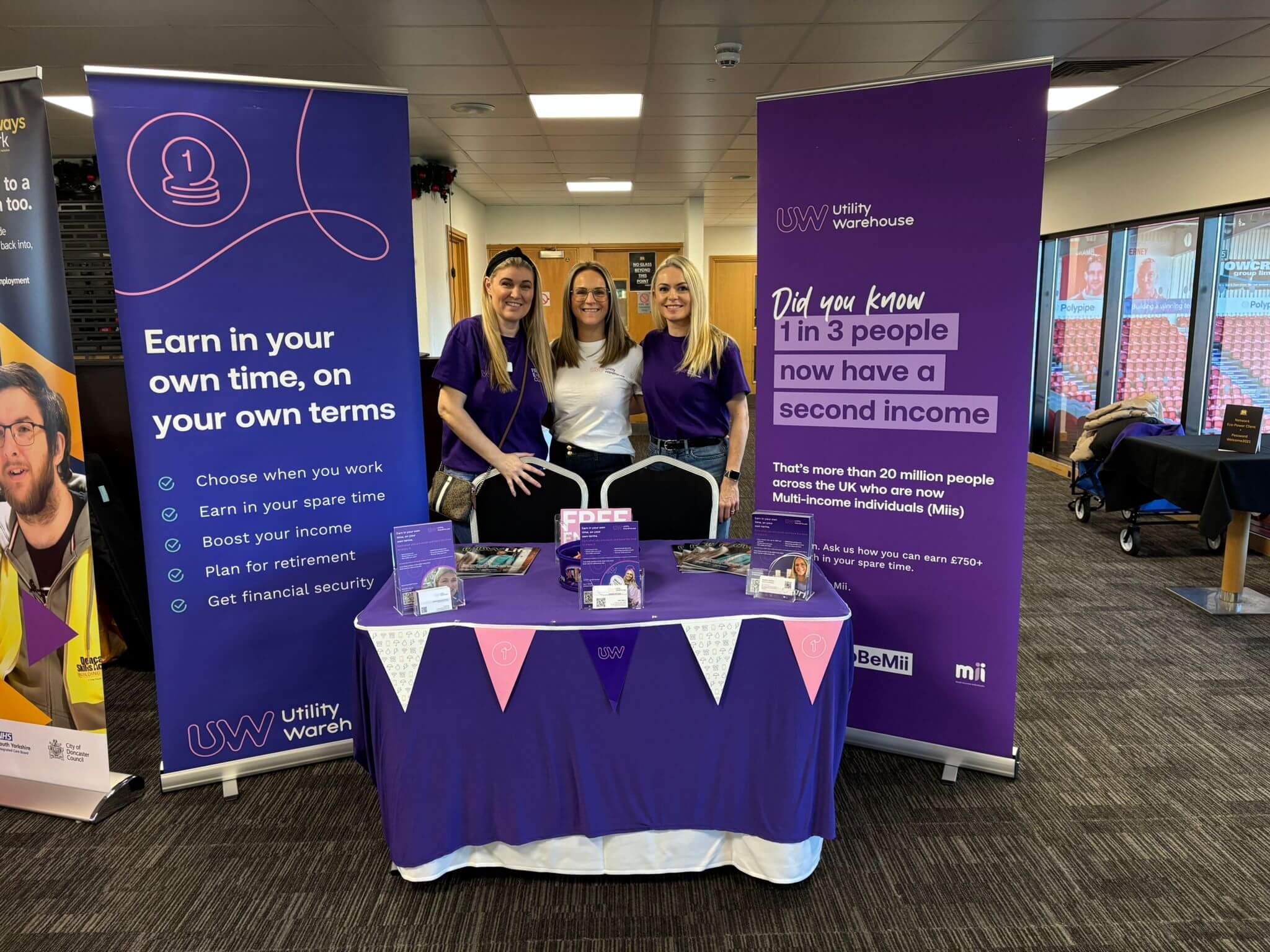 Utility Warehouse at our event in Doncaster