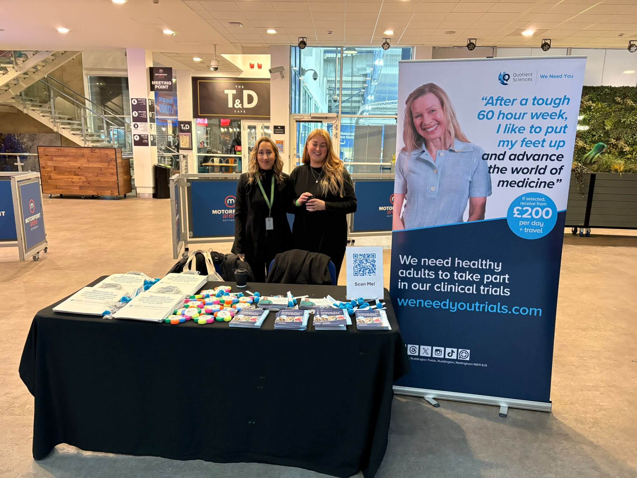 Quotient Sciences at our event in Nottingham