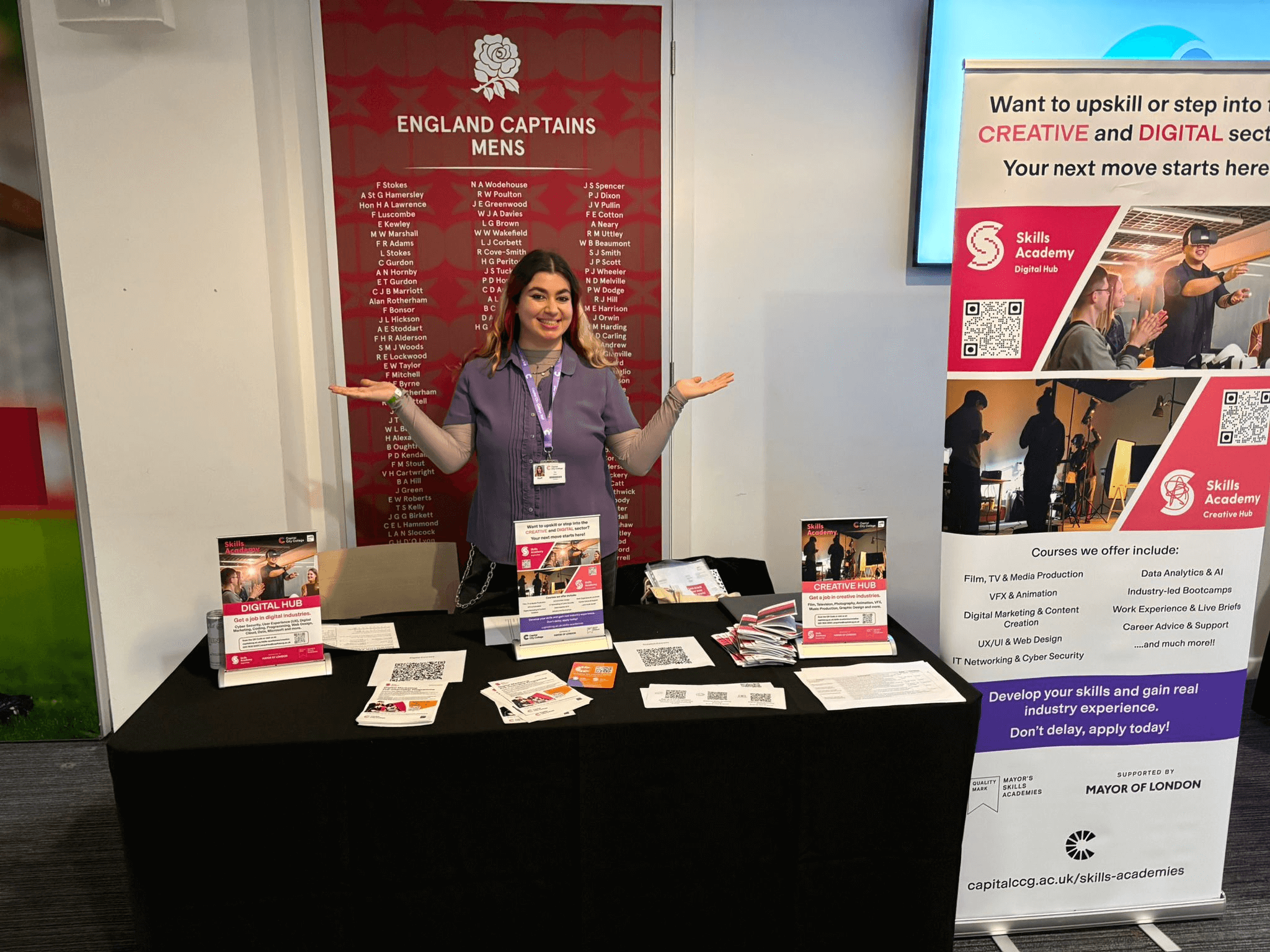 Capital City College at our event in London (Allianz Stadium)