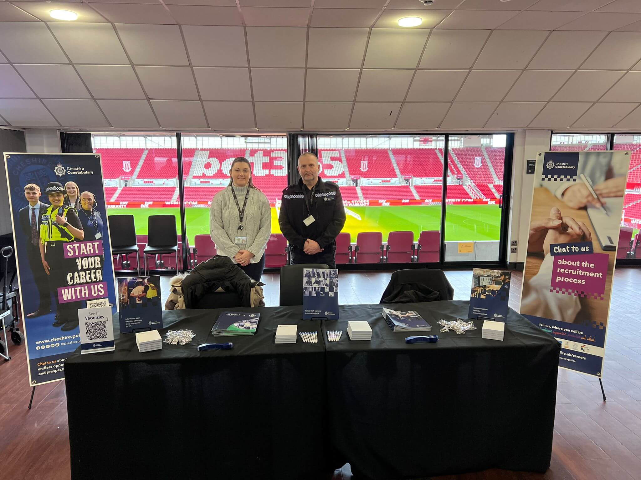 Cheshire Police at our event in Stoke-on-Trent