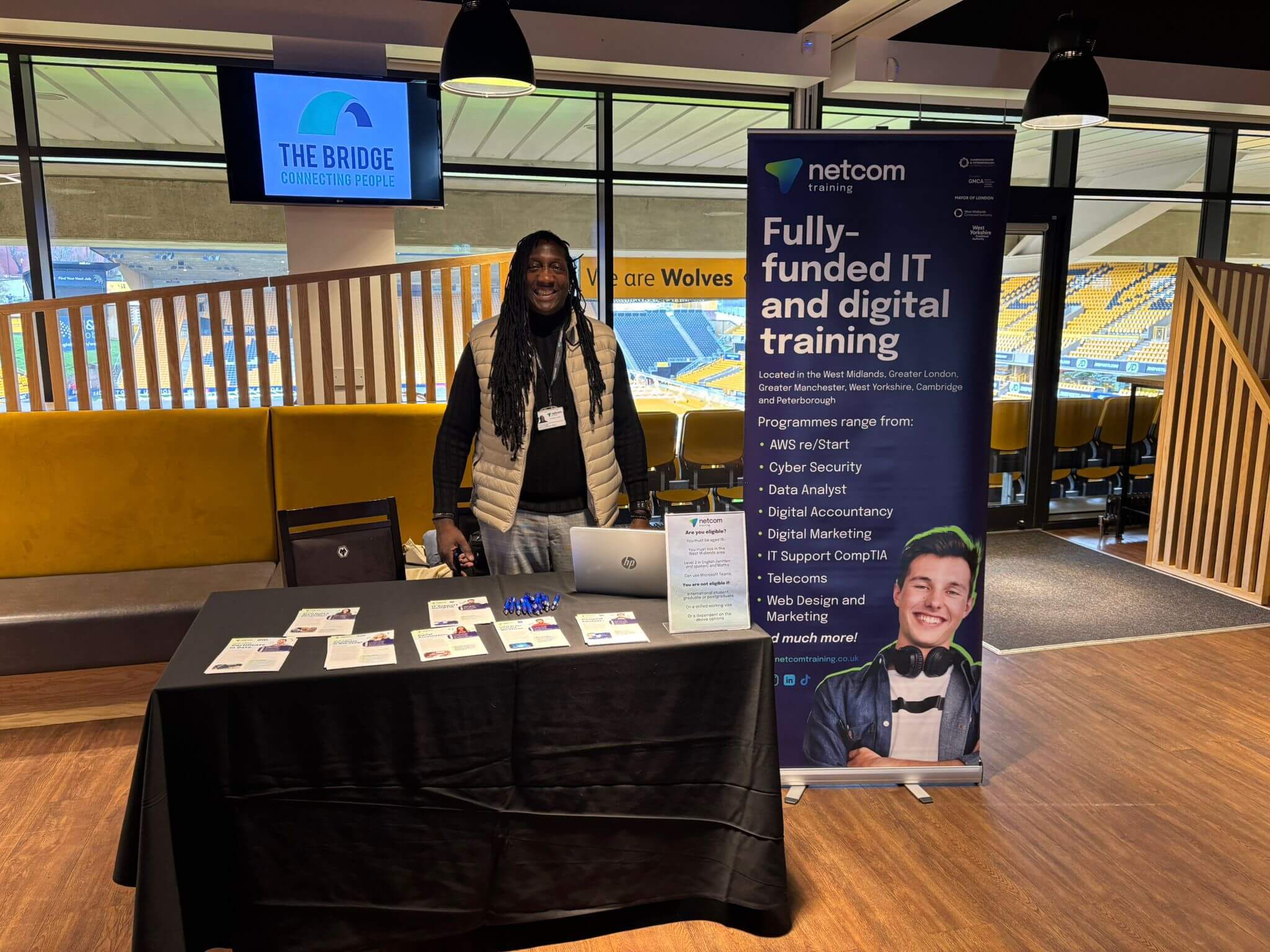 Netcom Training at our event in Wolverhampton