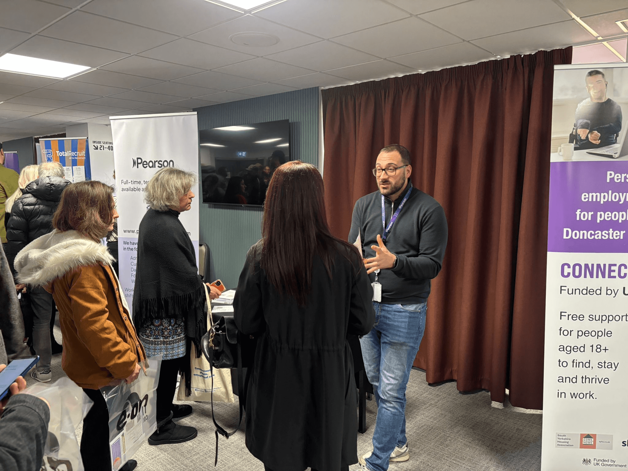 Pearson Education  at our event in Barnsley