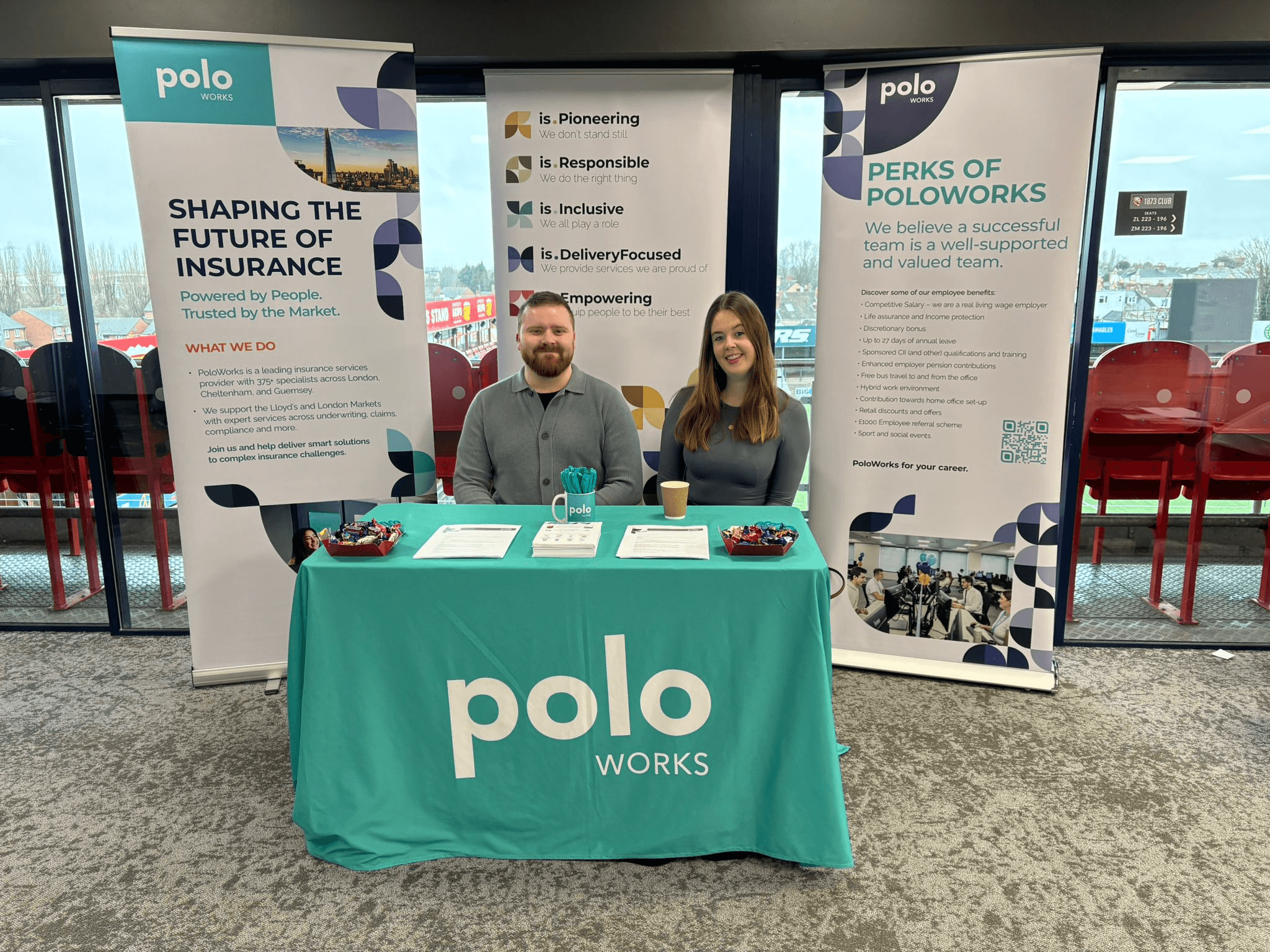 Polo Commercial Insurance Services Ltd at our event in Gloucester & Cheltenham