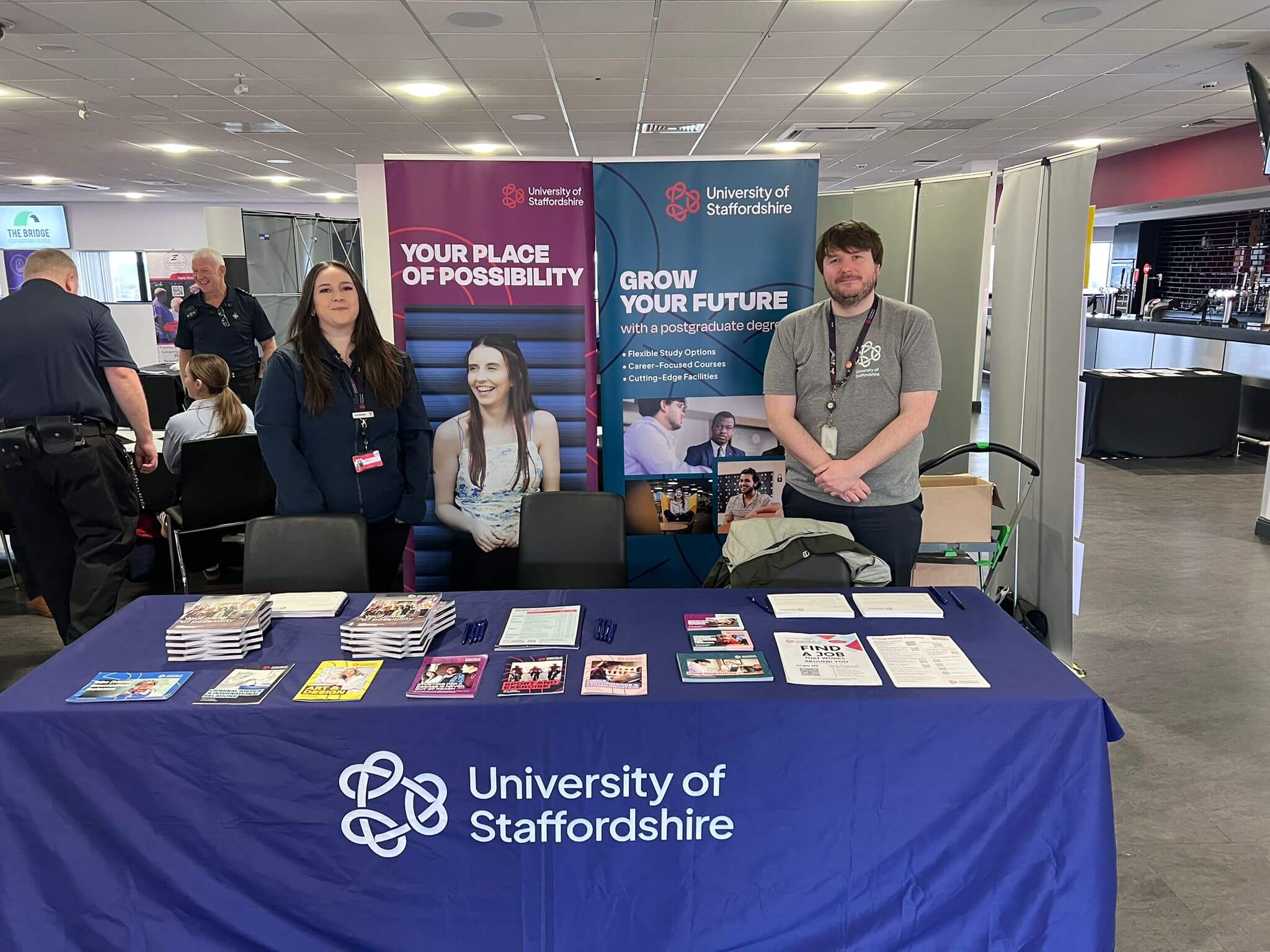 University of Staffordshire at our event in Stoke-on-Trent