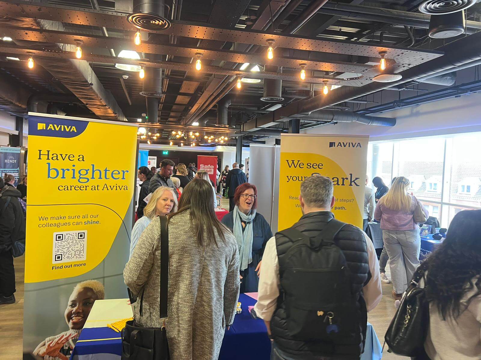 Aviva at our event in Southampton