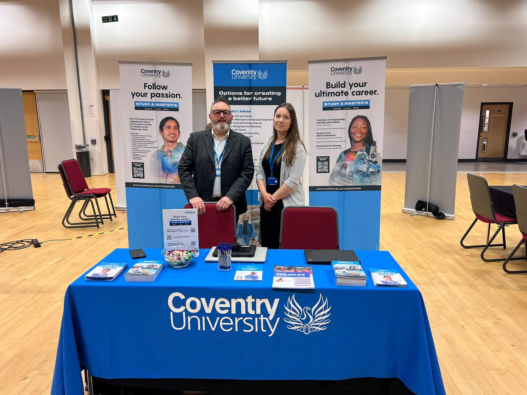 Coventry University at our event in Leicester