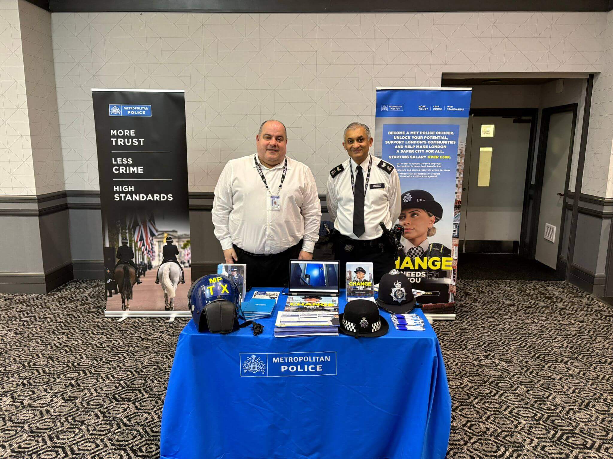 Metropolitan Police at our event in Luton