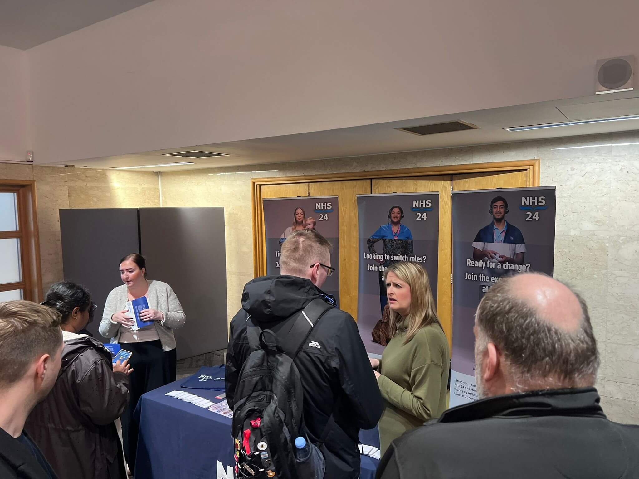 NHS 24 at our event in Glasgow