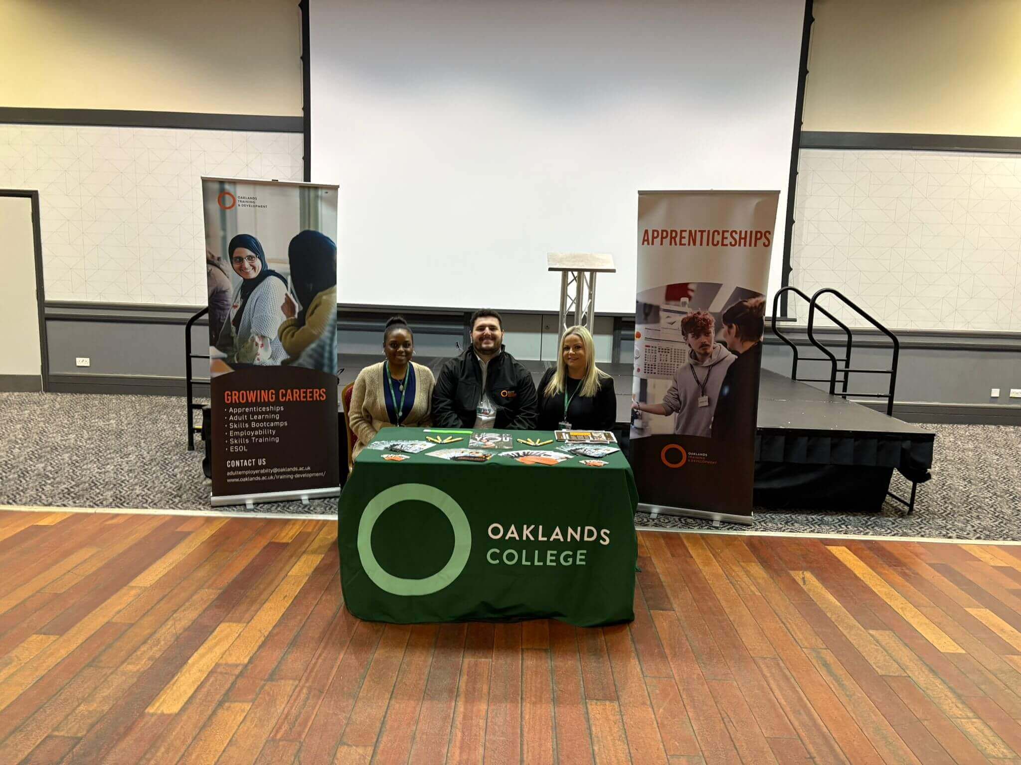 Oaklands College at our event in Luton