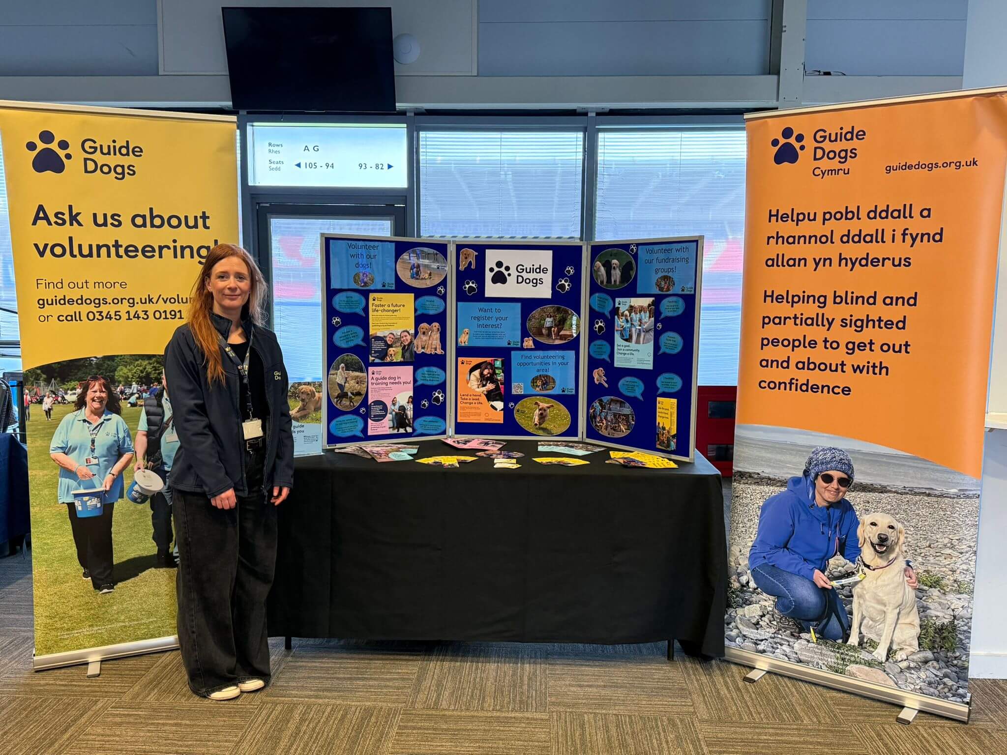 Guide Dogs Cymru at our event in Cardiff