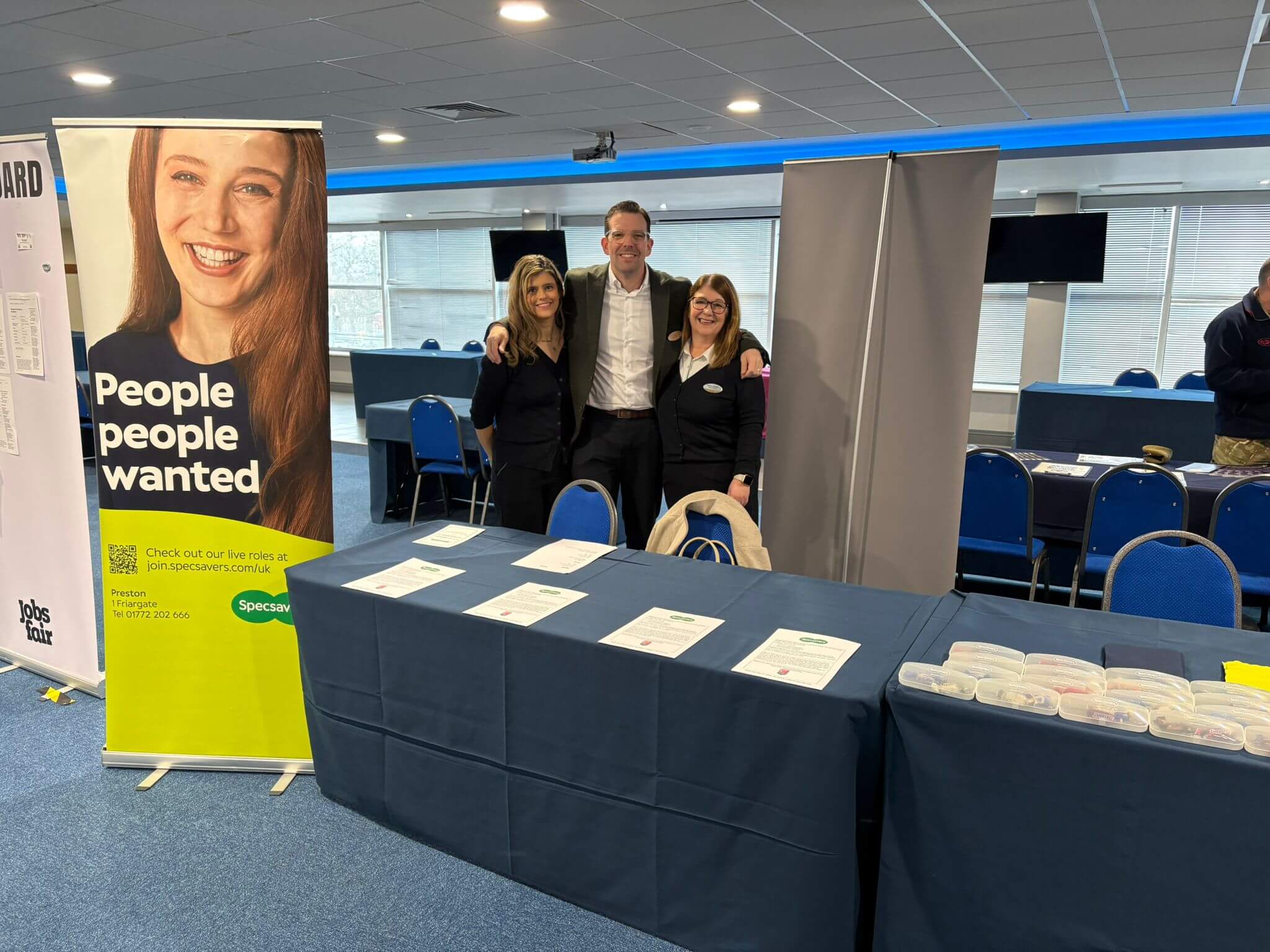 Specsavers at our event in Preston