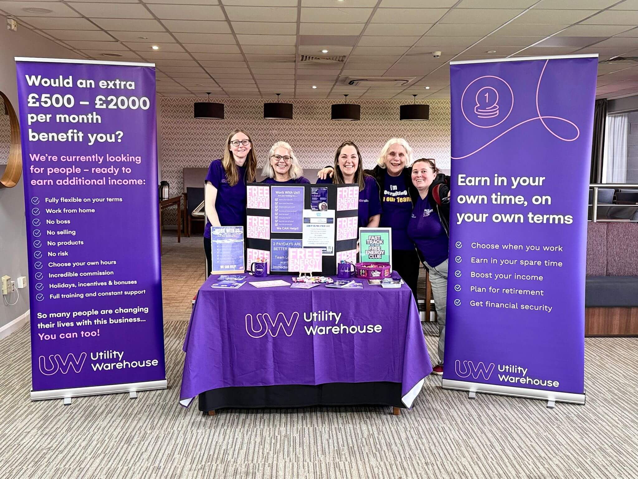 Utility Warehouse at our event in Sheffield