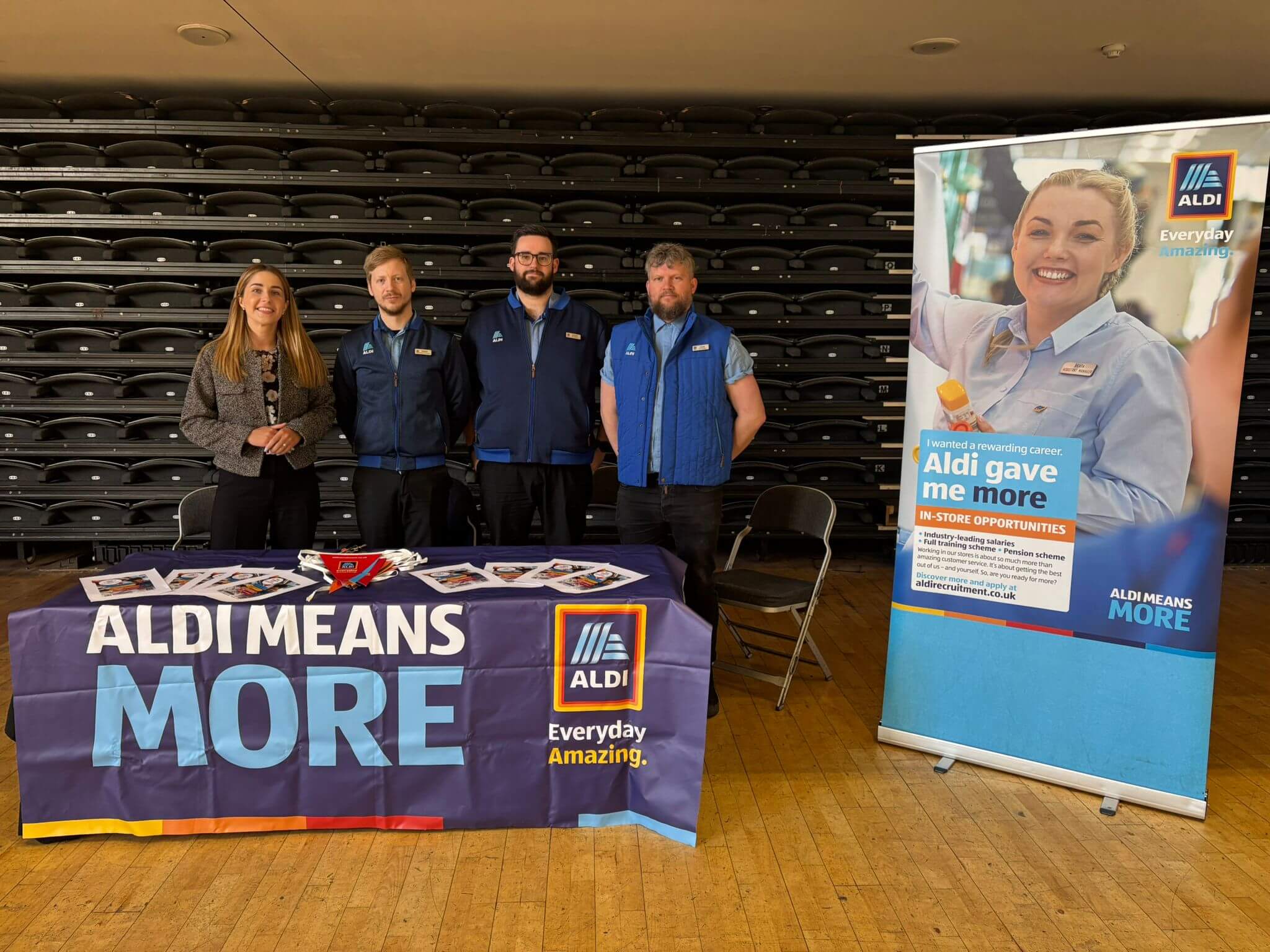 Aldi at our event in Bedford