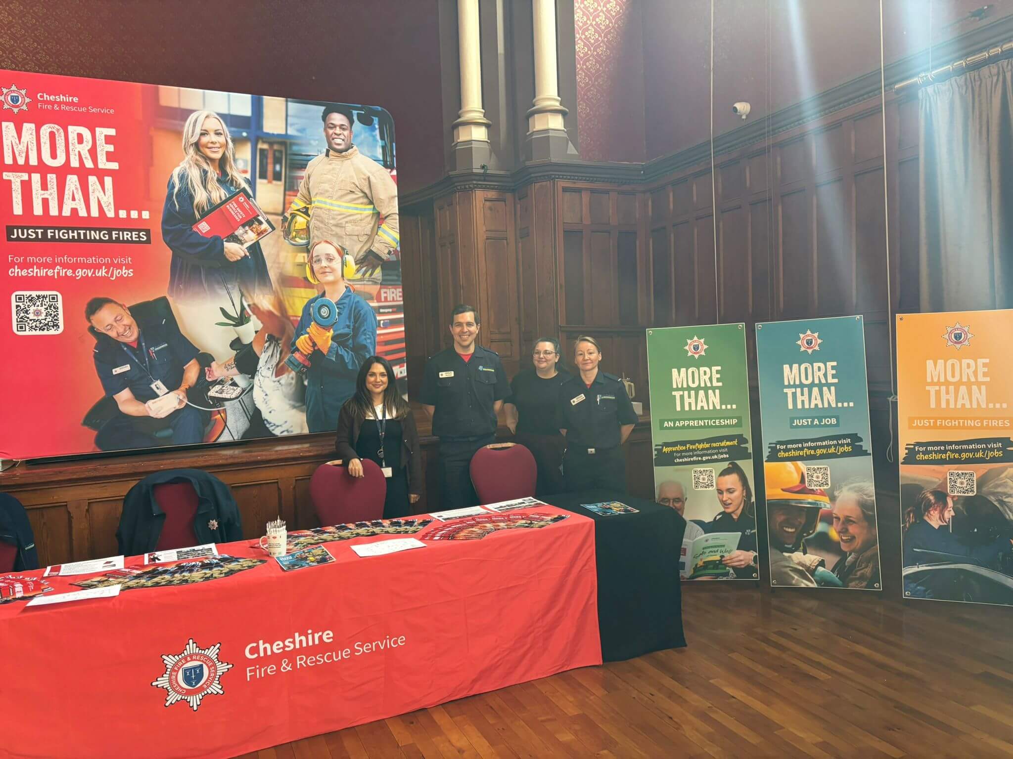 Cheshire Fire & Rescue Service at our event in Chester