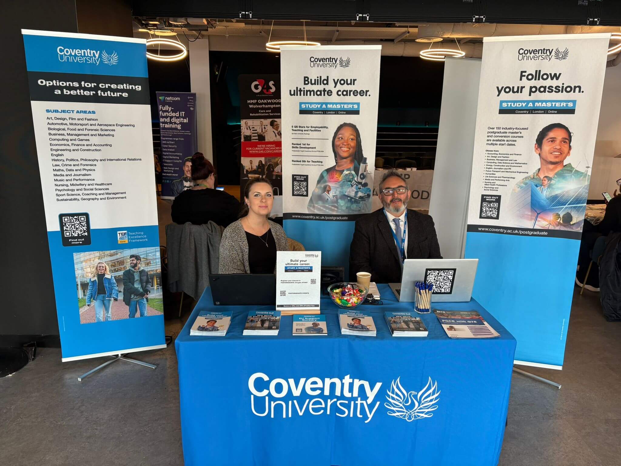 Coventry University at our event in Birmingham
