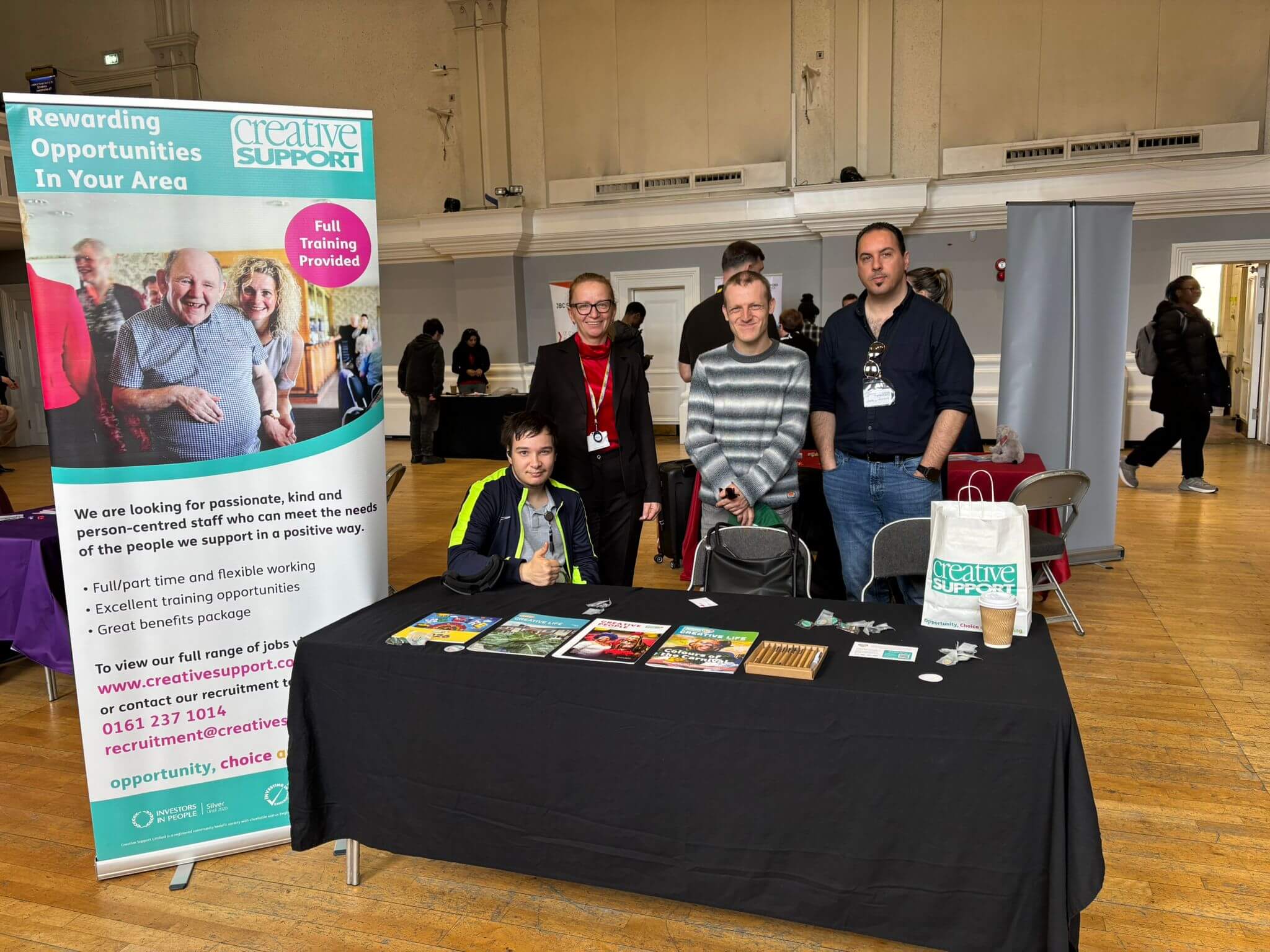 Creative Support at our event in Bedford