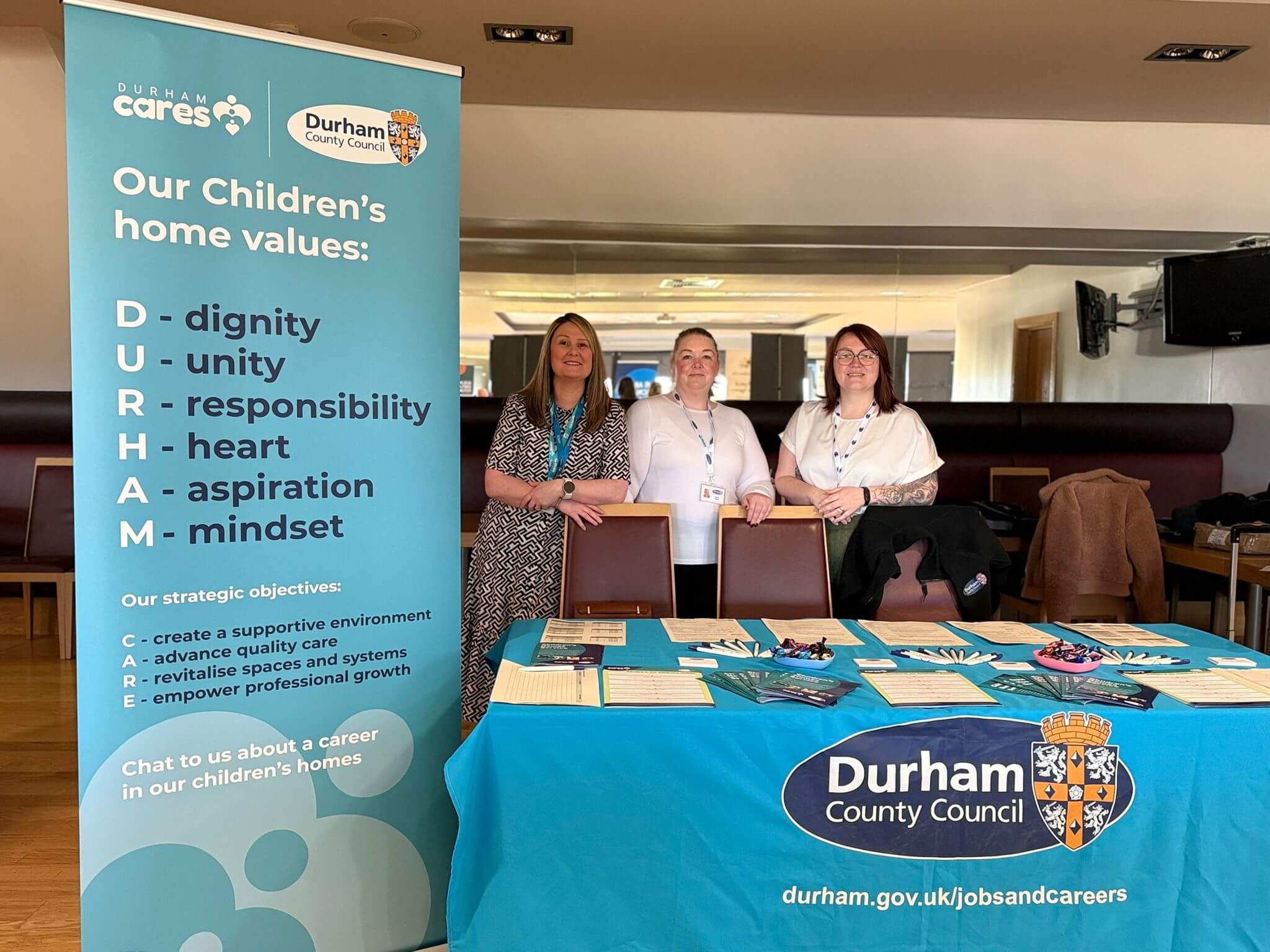 Durham County Council at our event in Sunderland