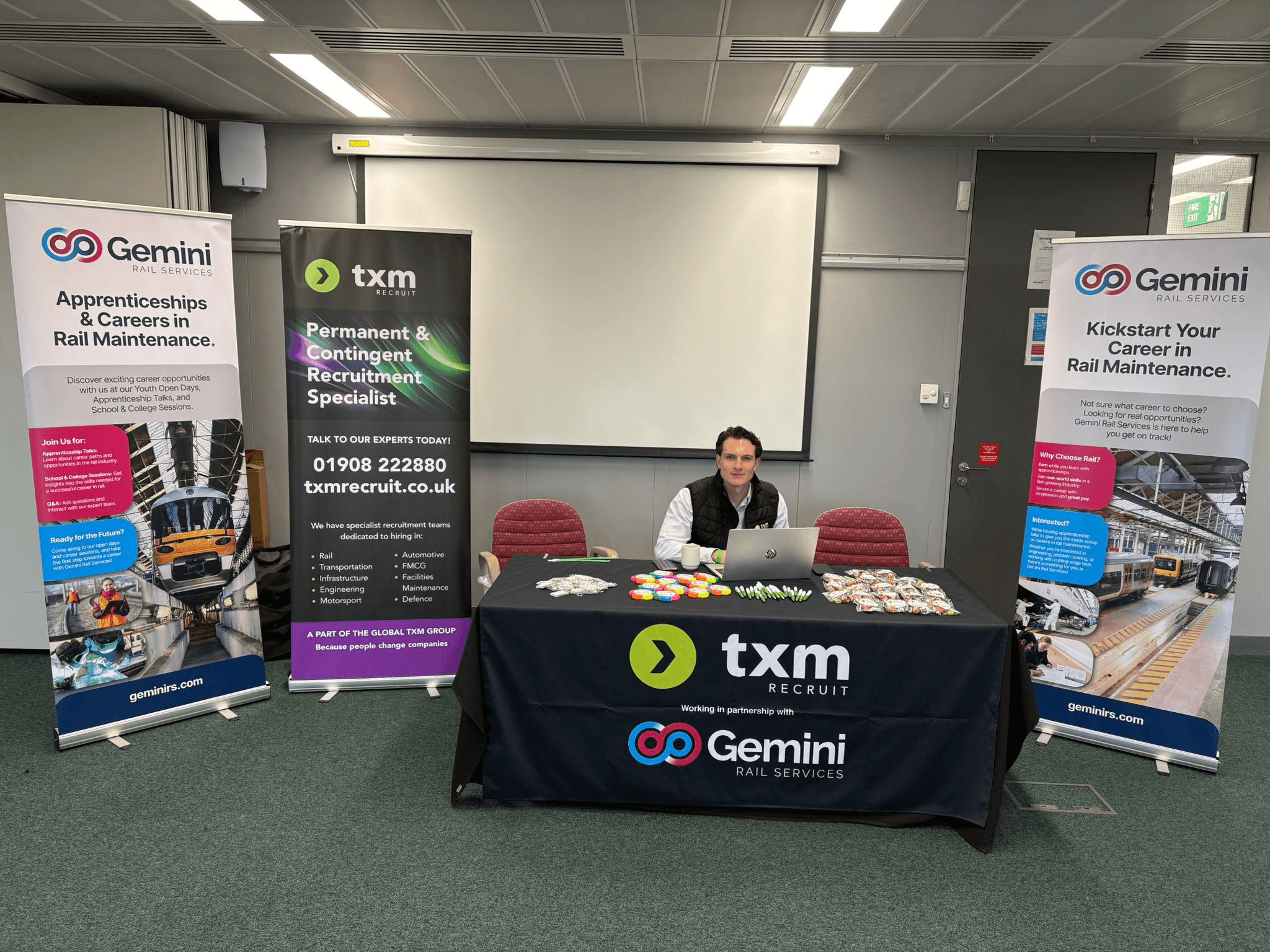 TXM Recruit at our event in Milton Keynes