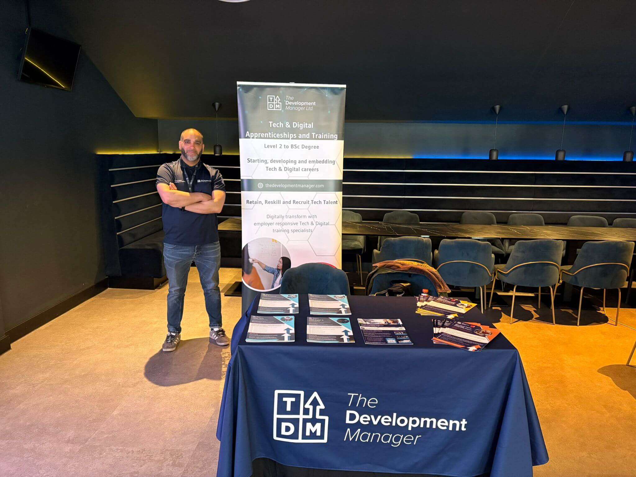 The Development Manager at our event in Birmingham
