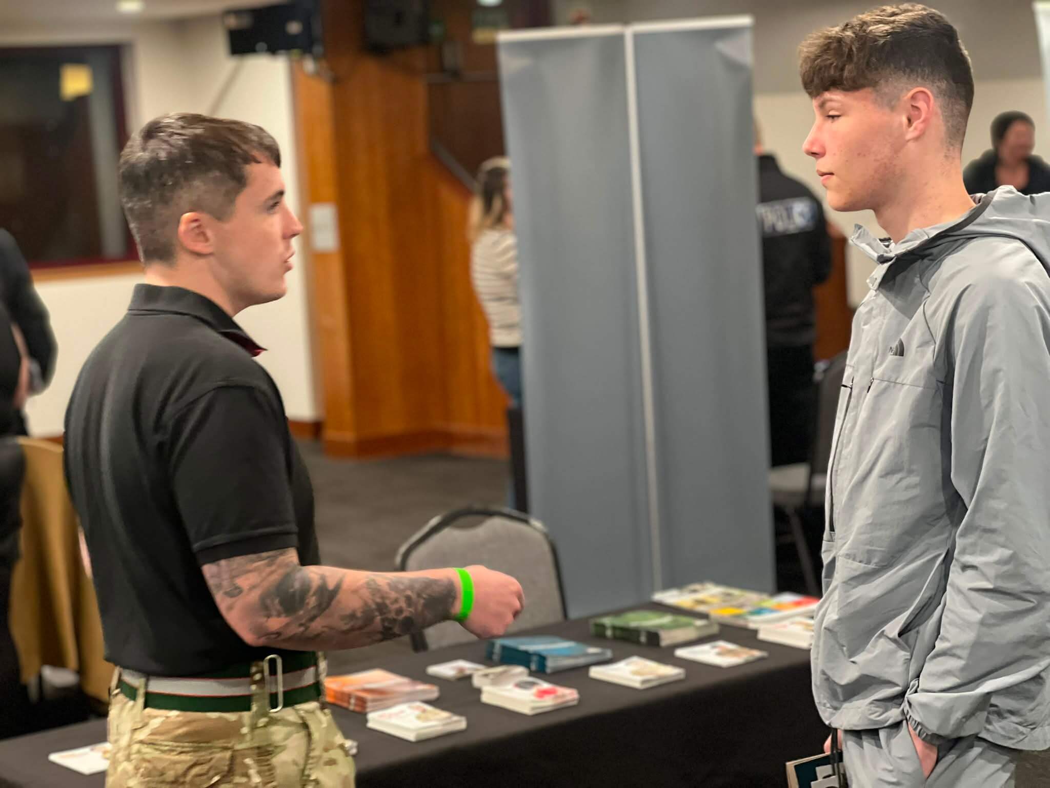 Army at our event in Edinburgh