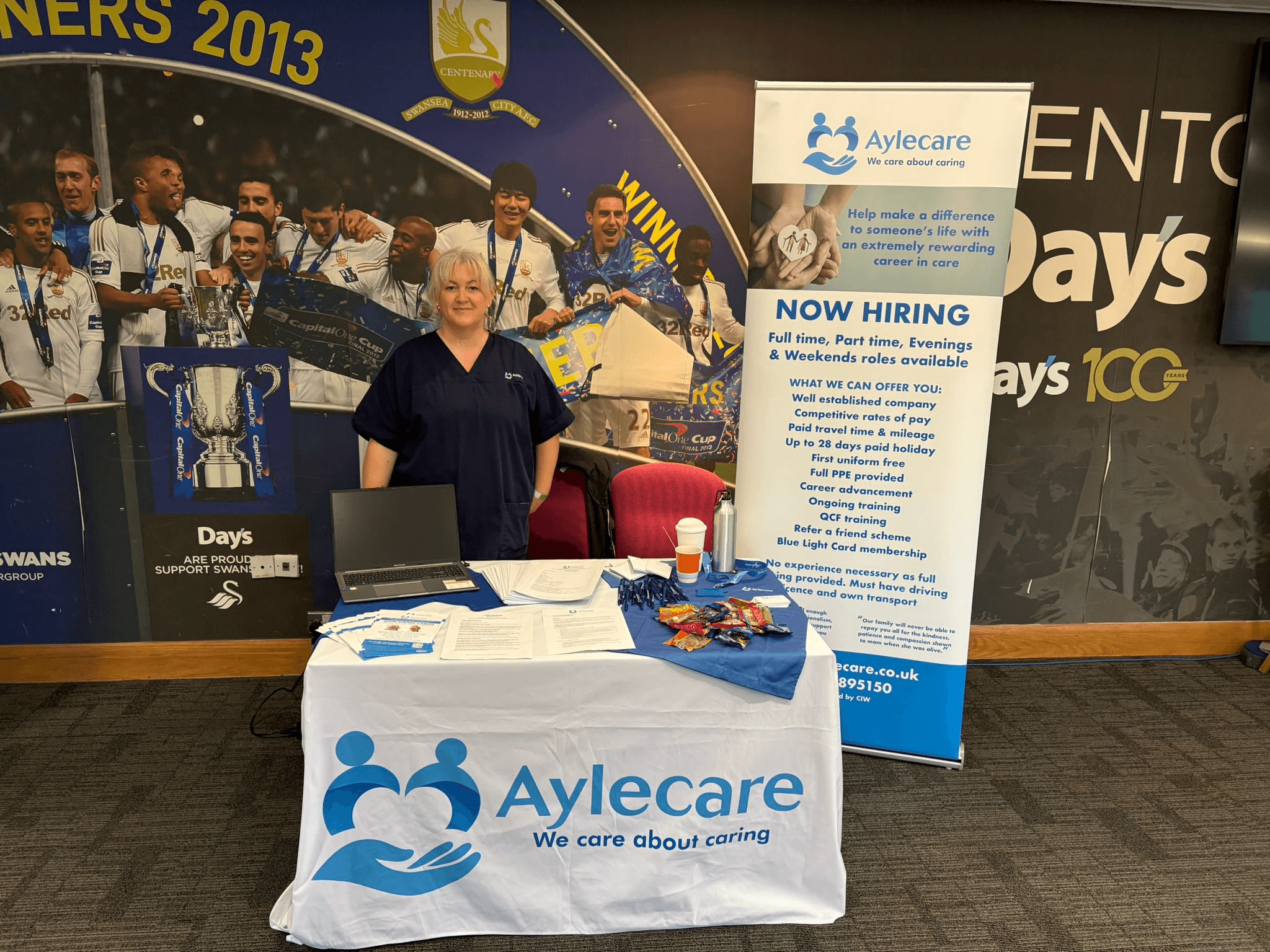 Aylecare at our event in Swansea