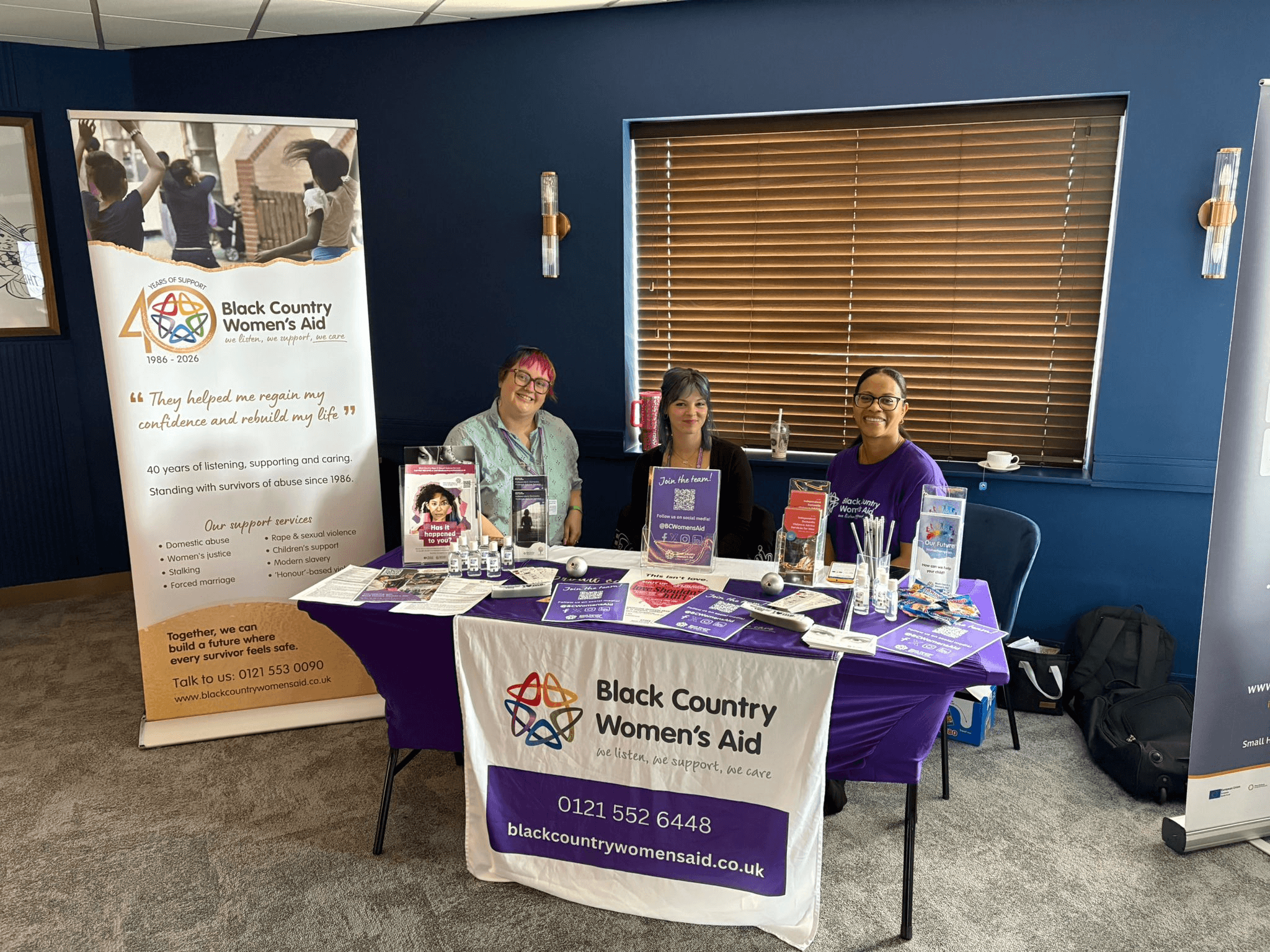 Black Country Women's Aid at our event in West Brom
