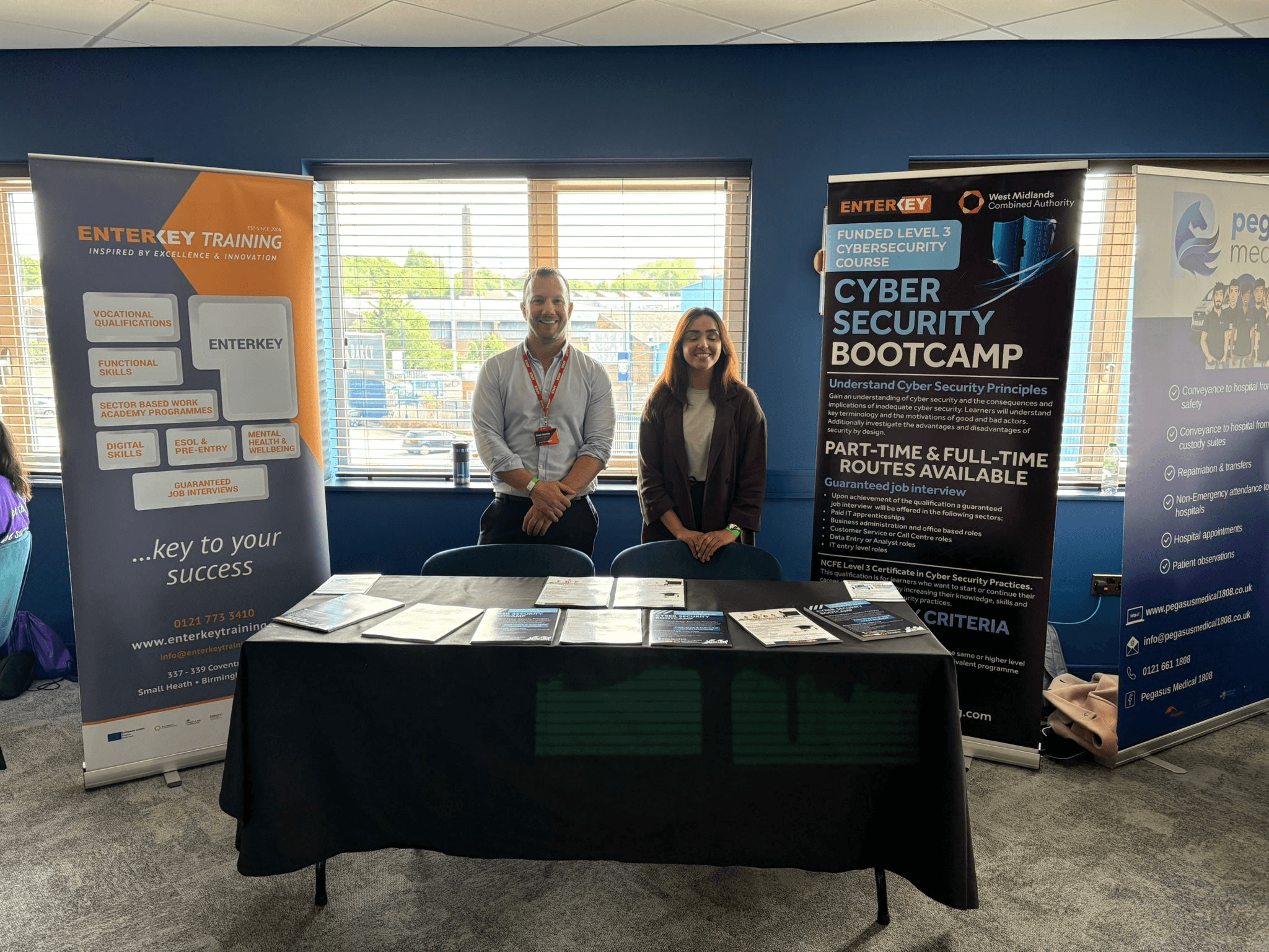 Enterkey Training at our event in West Brom