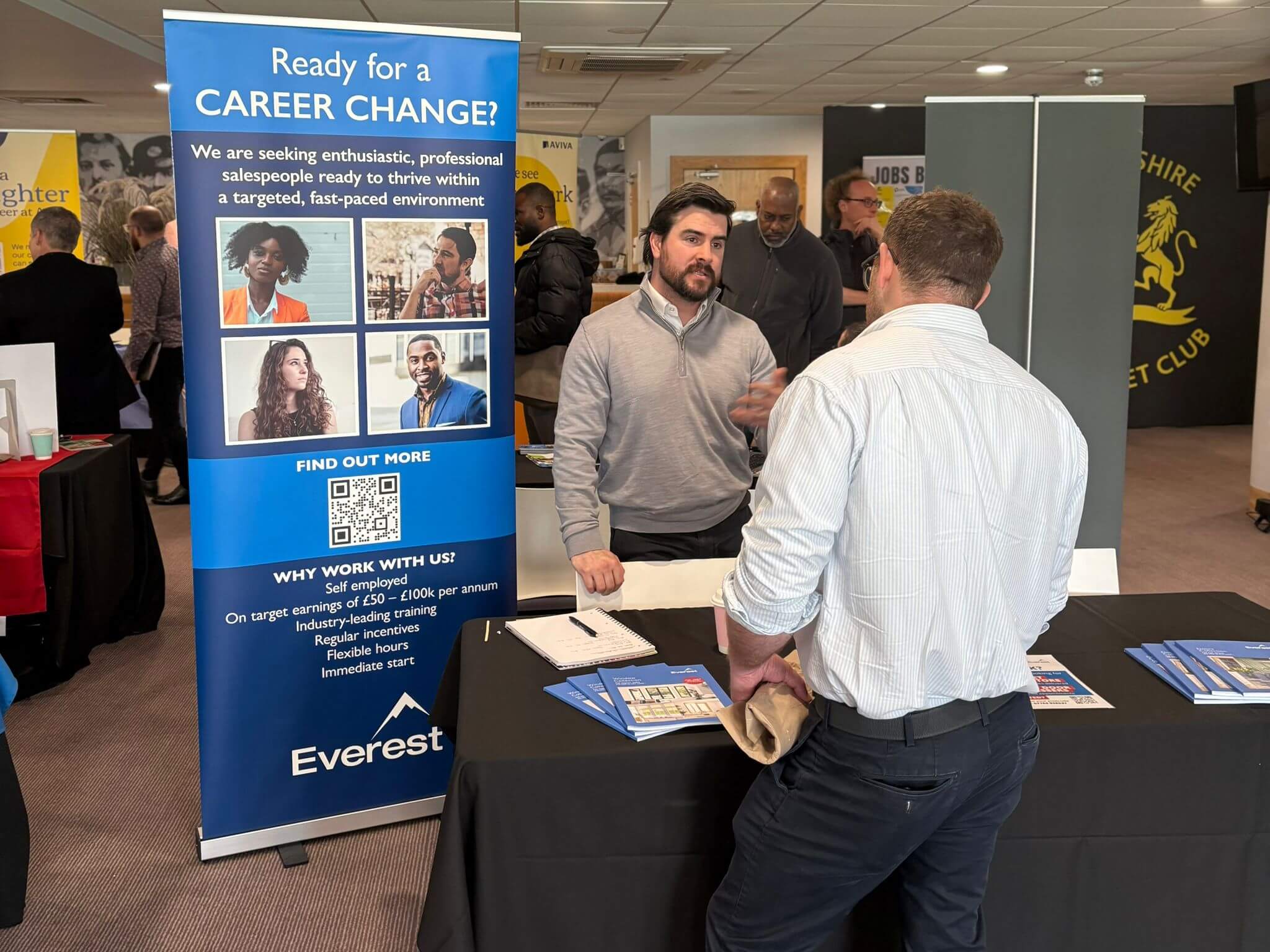 Everest at our event in Bristol