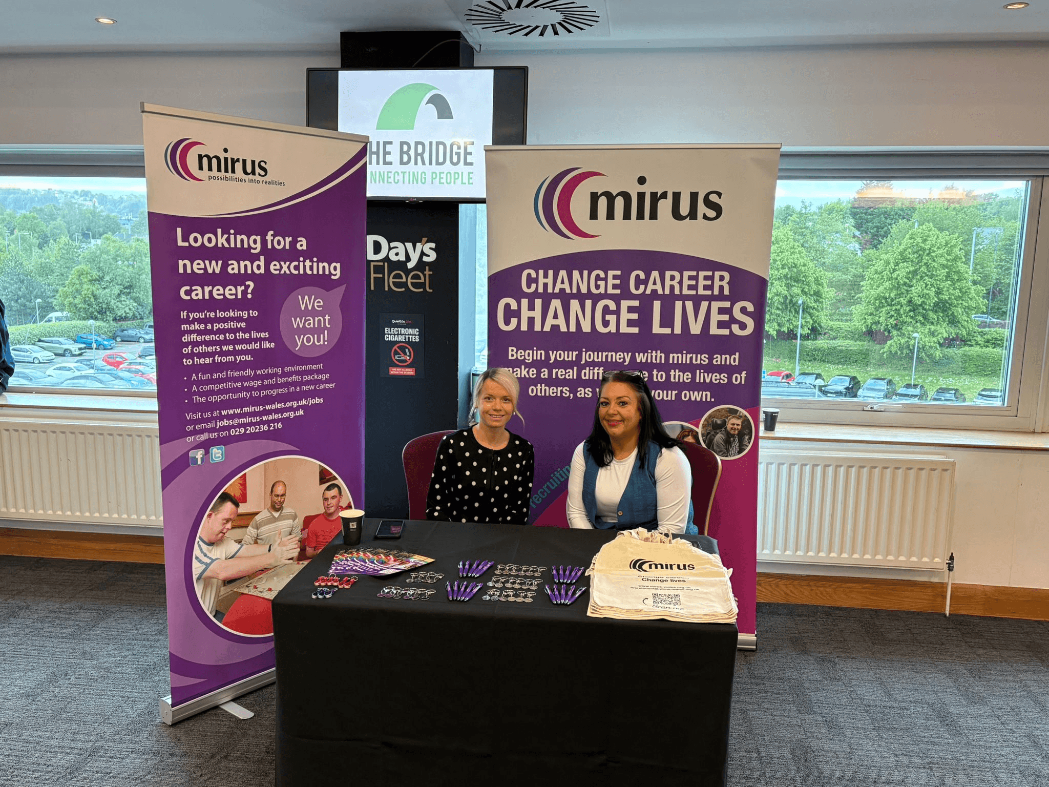 Mirus at our event in Swansea
