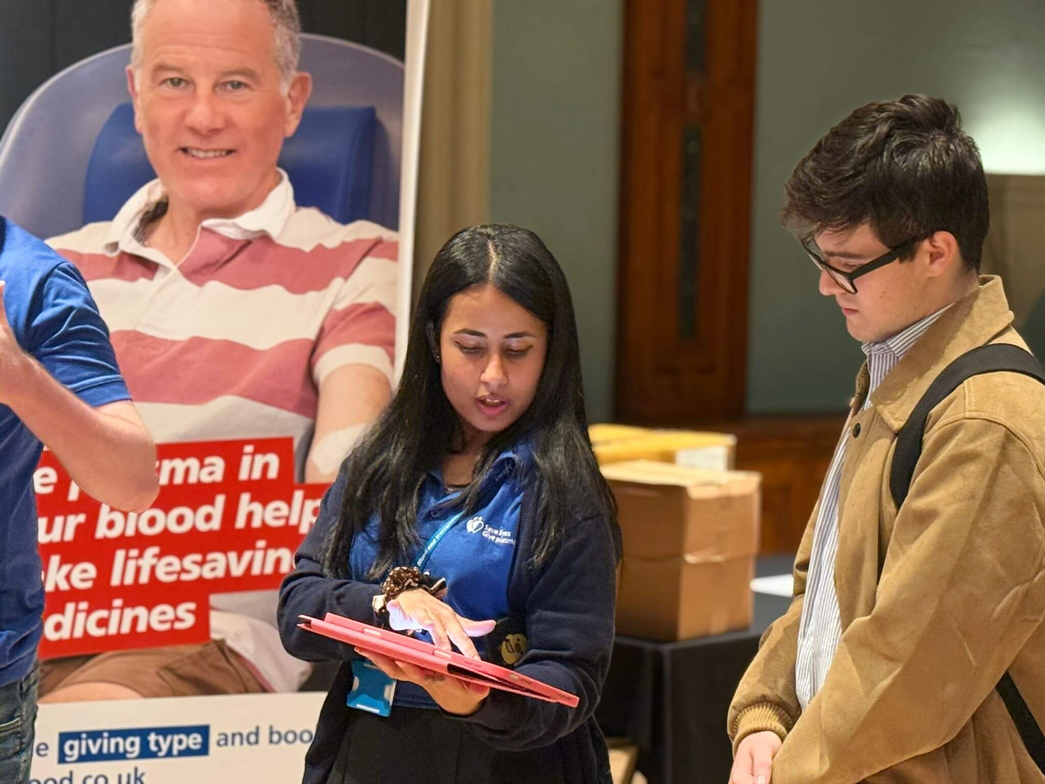 NHS Blood & Transplant at our event in Reading