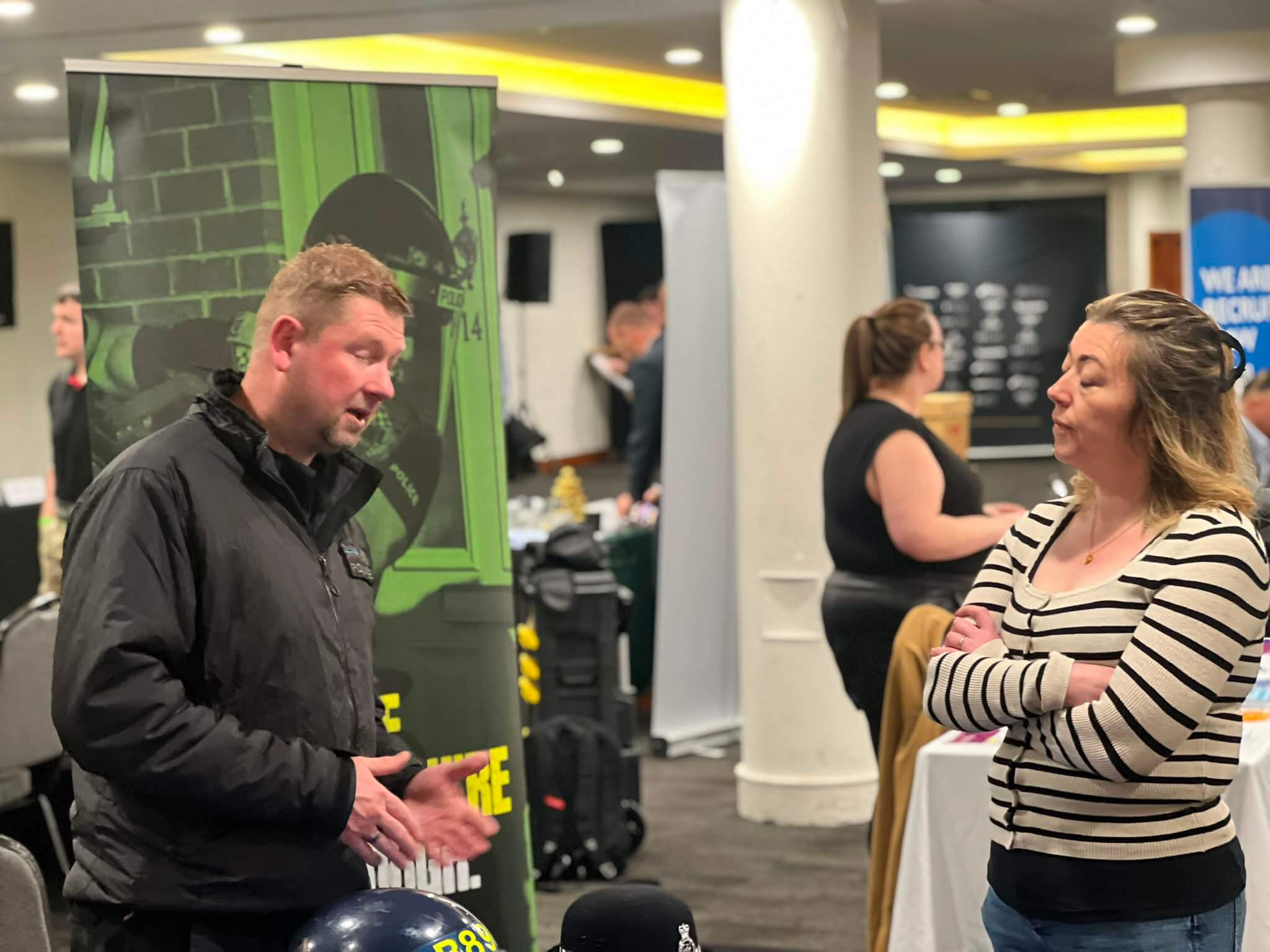 Northumbria Police at our event in Edinburgh