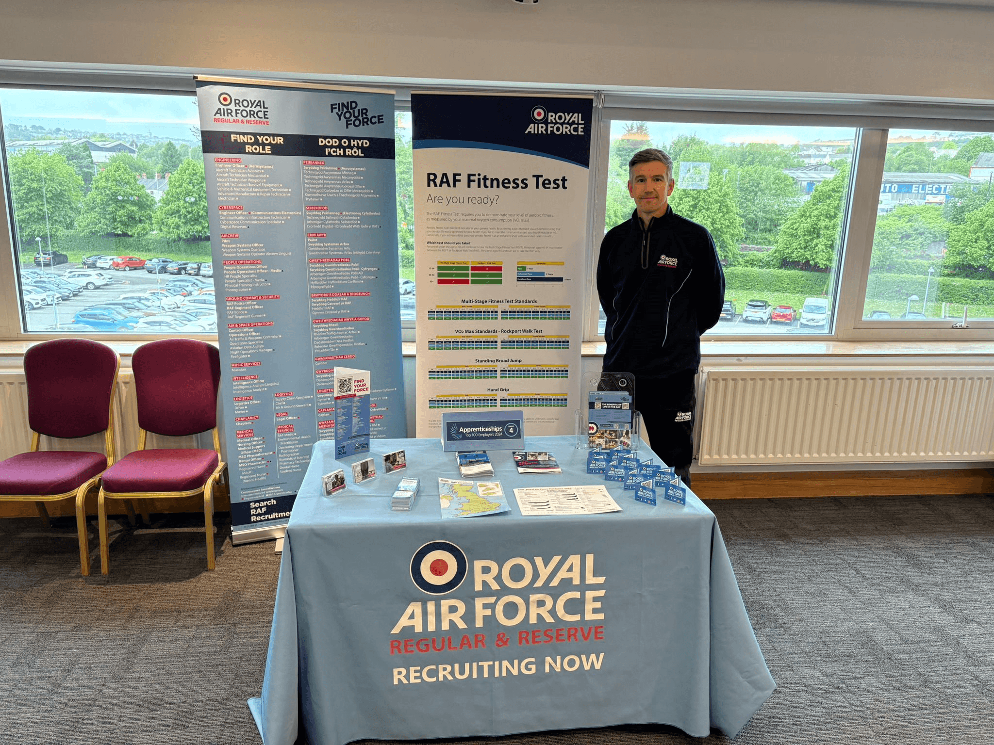 RAF at our event in Swansea