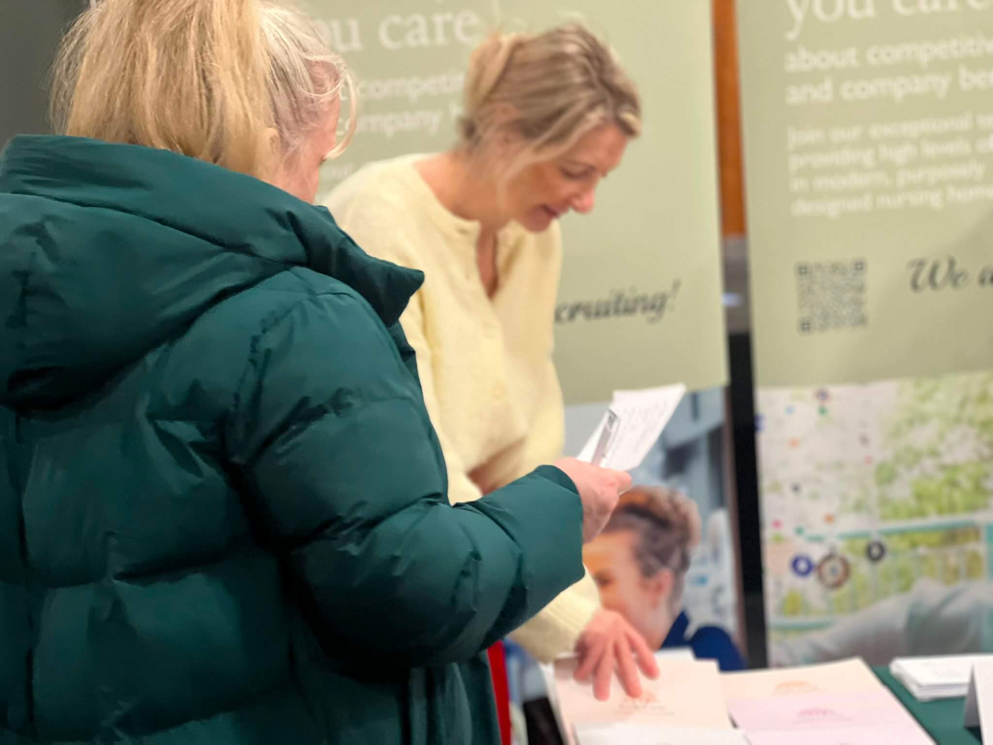 Randolph Hill Nursing Homes at our event in Edinburgh