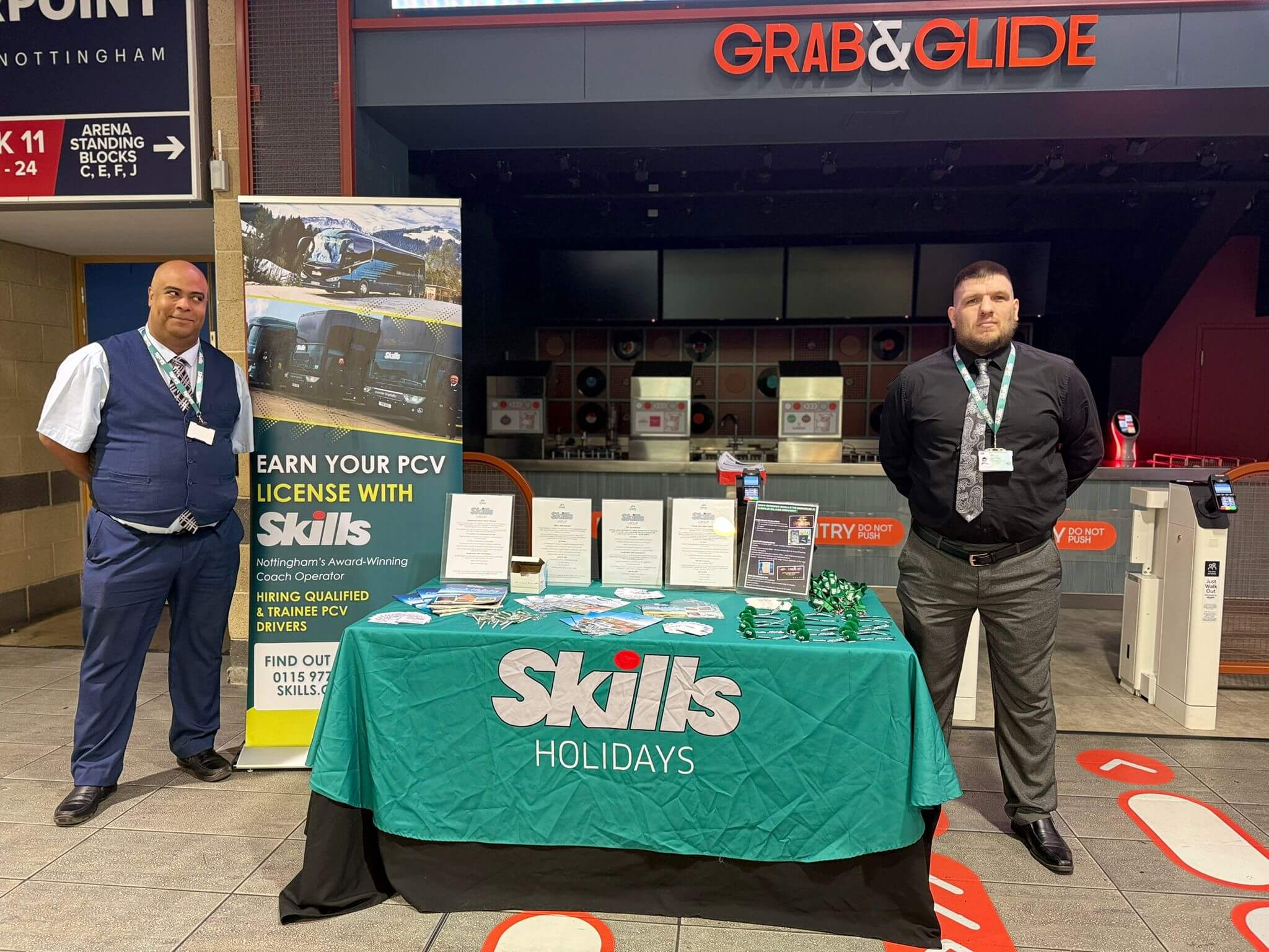 Skills Motor Coaches at our event in Nottingham