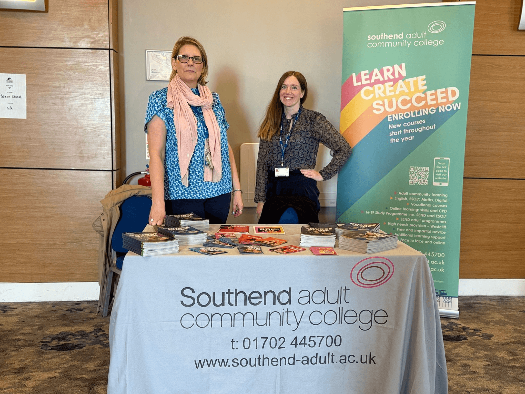 Southend Adult Community College at our event in Southend-on-Sea