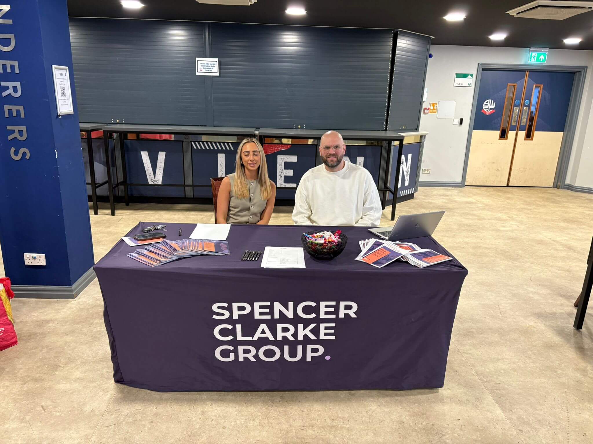 Spencer Clarke Group at our event in Bolton